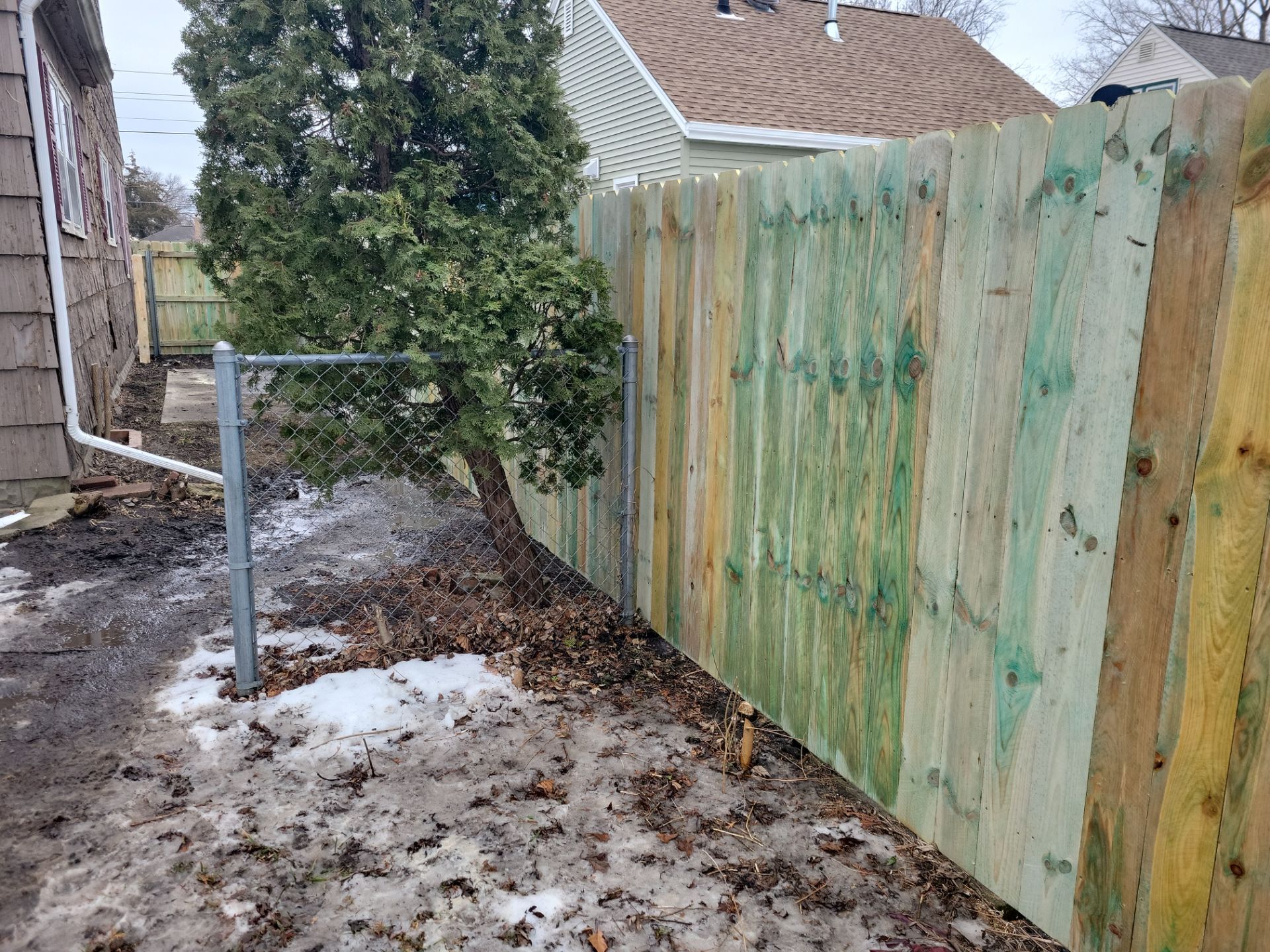 Wood Privacy Fence Installation and Replacement in Waterloo by Perfect Picket Fence and Stain