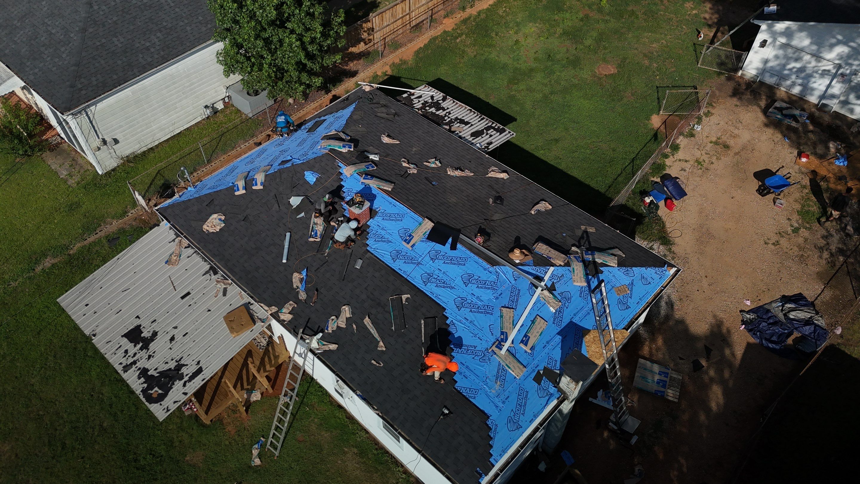 New roof in Greenville, SC by Roofers LLC