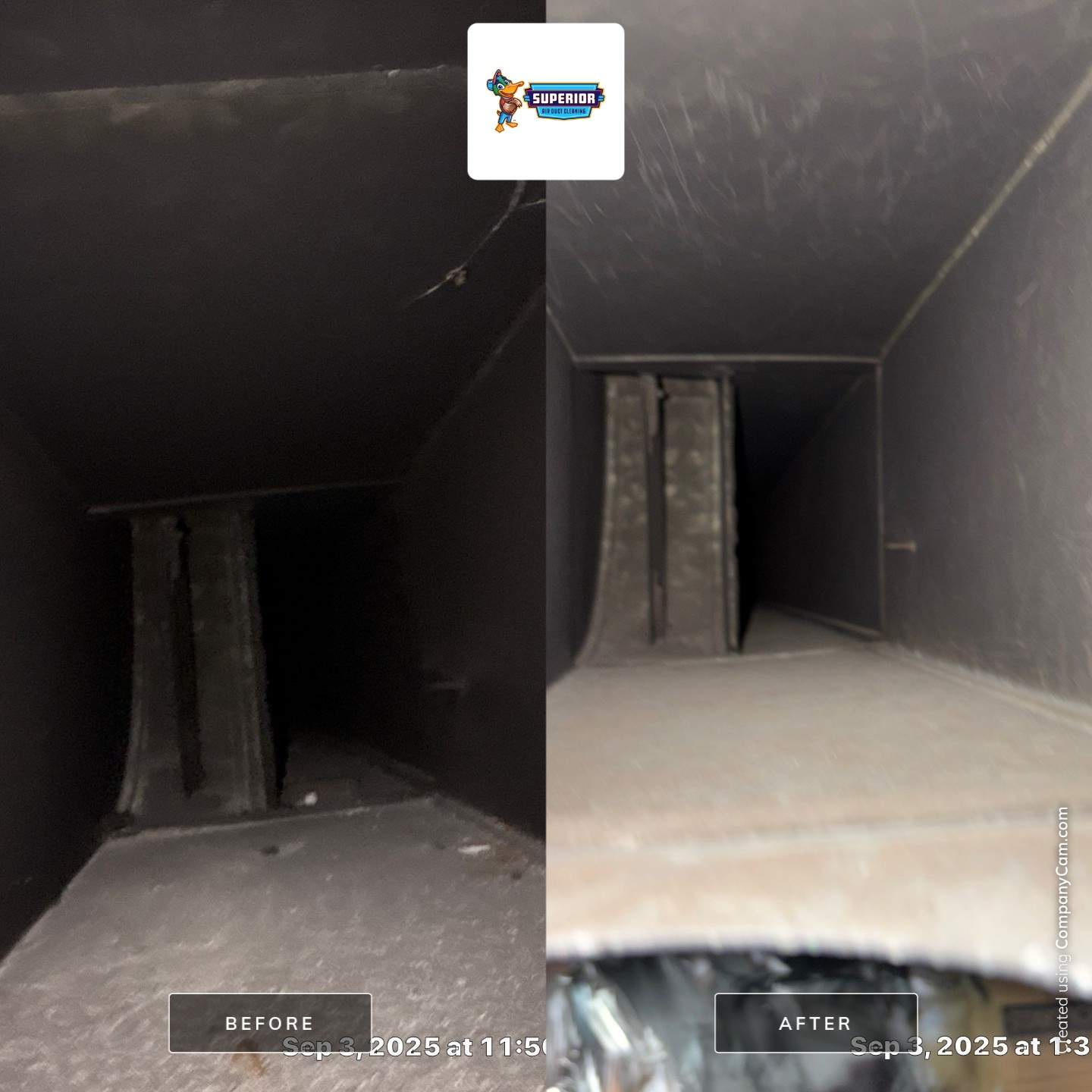 Air Duct Cleaning With a Vacuum Truck in Ambridge, PA by Superior Air Duct Cleaning