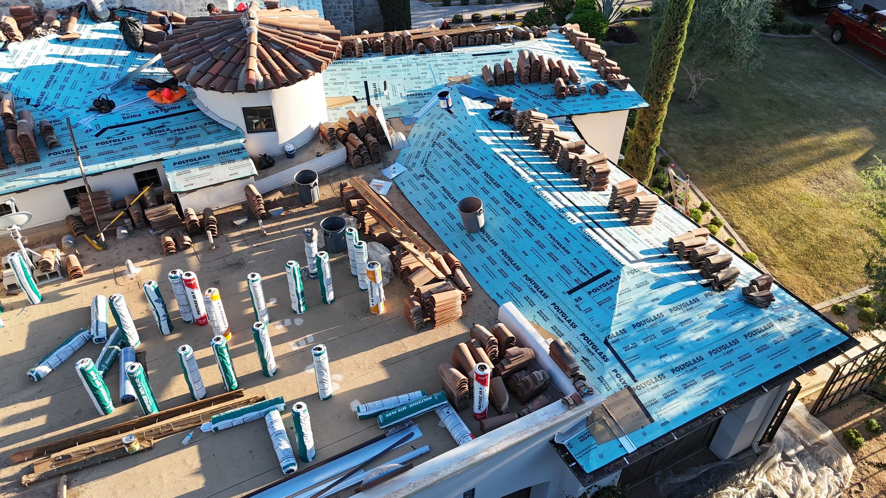 Project in Paradise Valley, AZ by Saint Roofing
