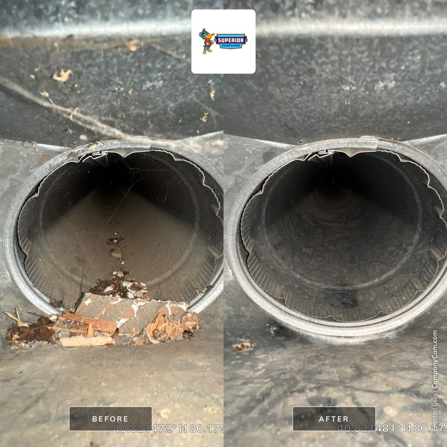 Air Duct Cleaning With a Vacuum Truck in Fombell, PA by Superior Air Duct Cleaning