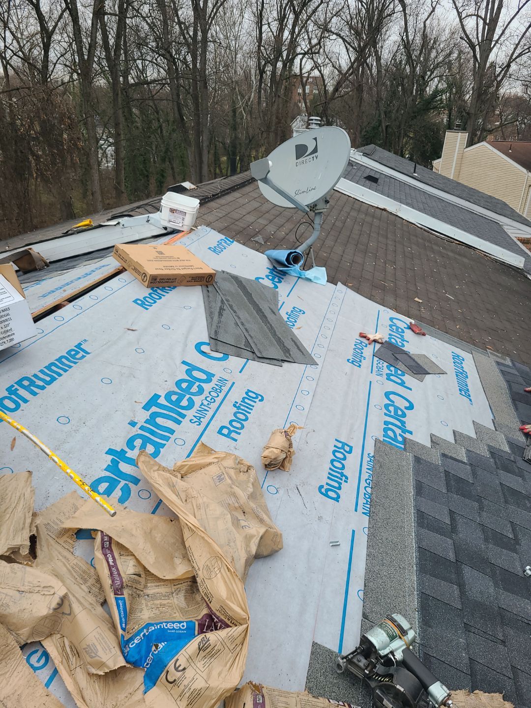 Falls Church: Residential Roof Replacement with CertainTeed Landmark Pro in Max Def Moire Black by RM Banning, Inc.