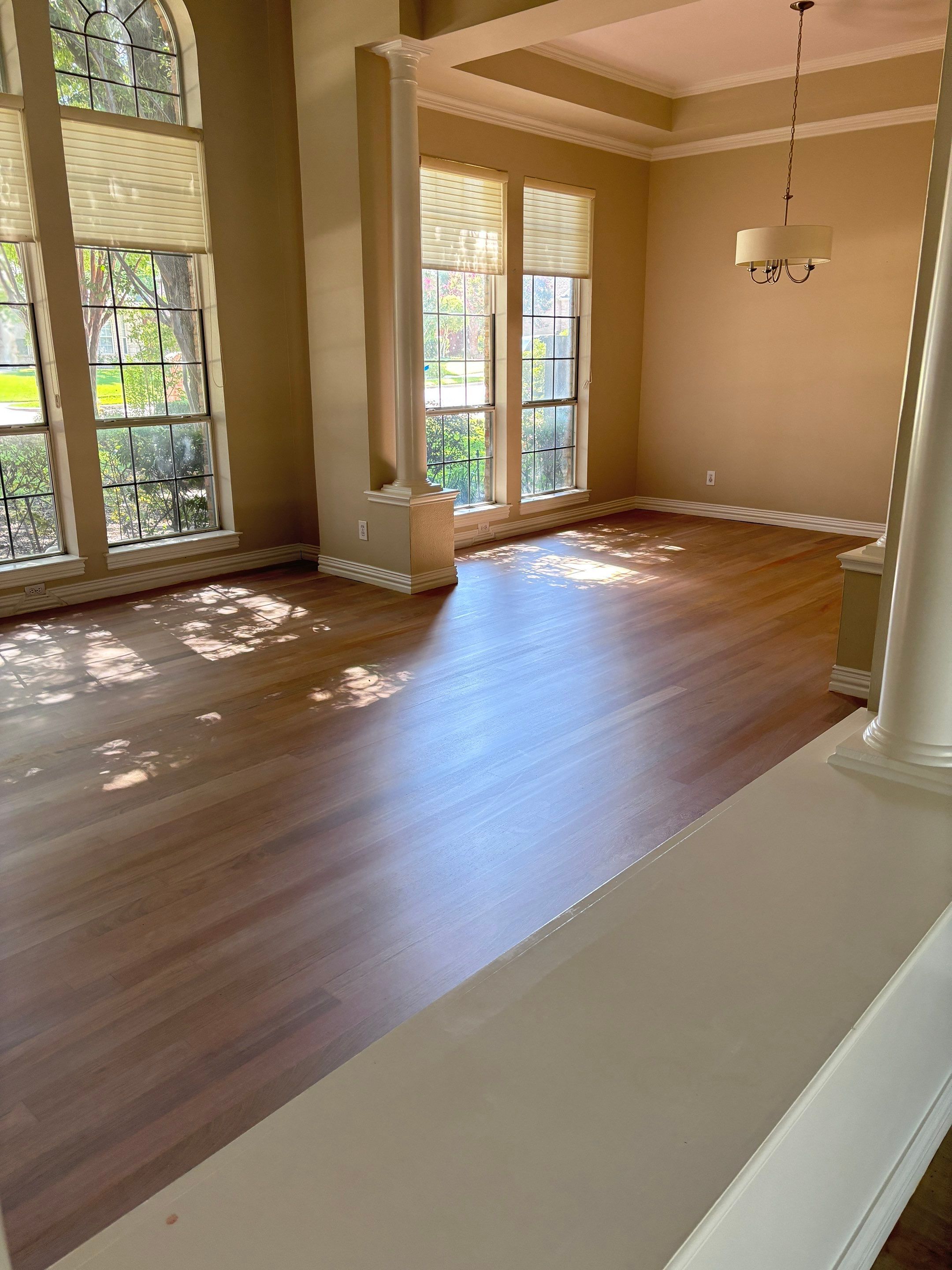 From Traditional Dark to Heavenly White by Bernard Hardwood Floors