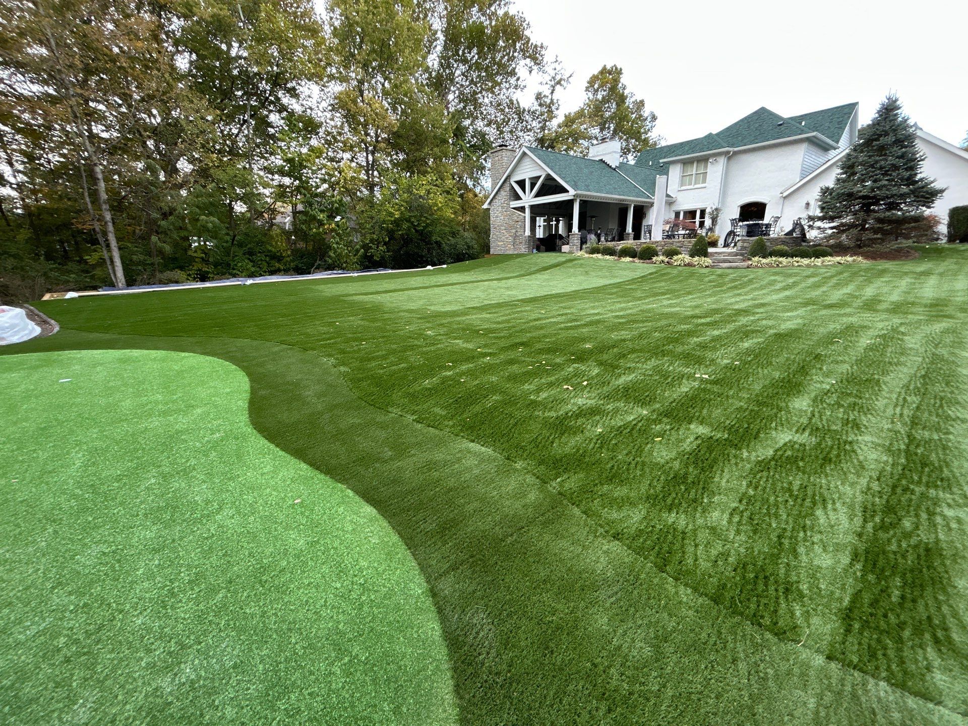 Custom Synthetic Backyard Dream in Cincinnati by Southwest Greens Midwest