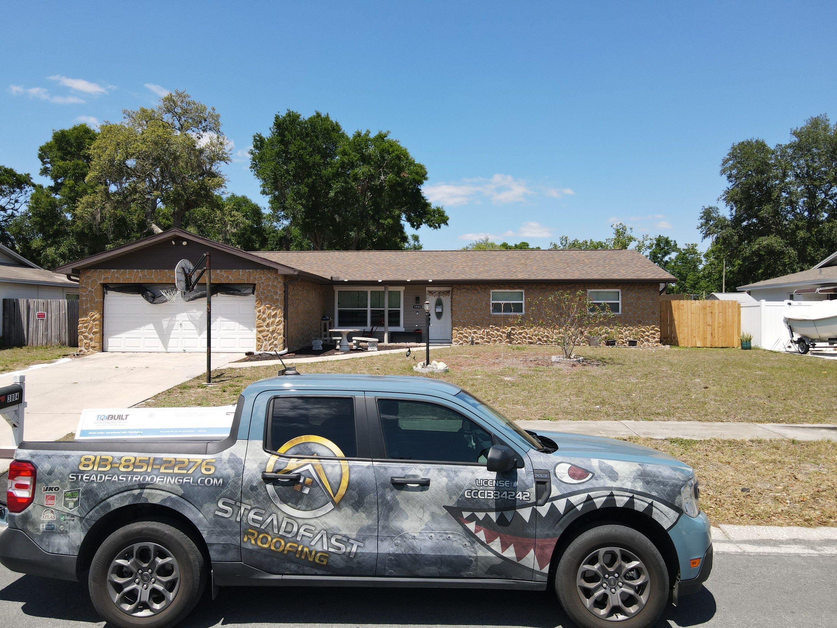Roof Replacement in Valrico, FL. by Steadfast Roofing