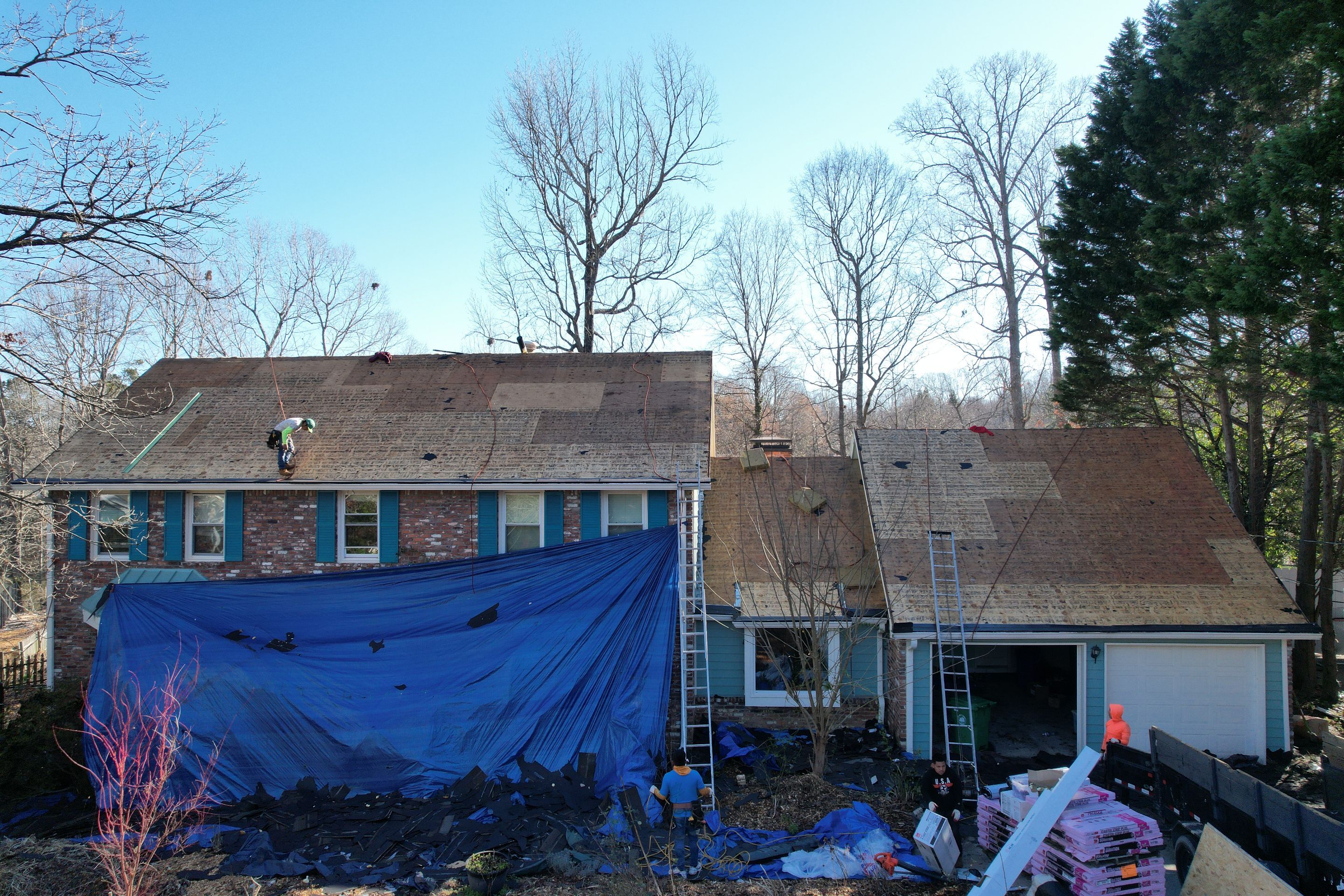 Residential Roofing Installation using Owens Corning by Inspector Roofing and Restoration