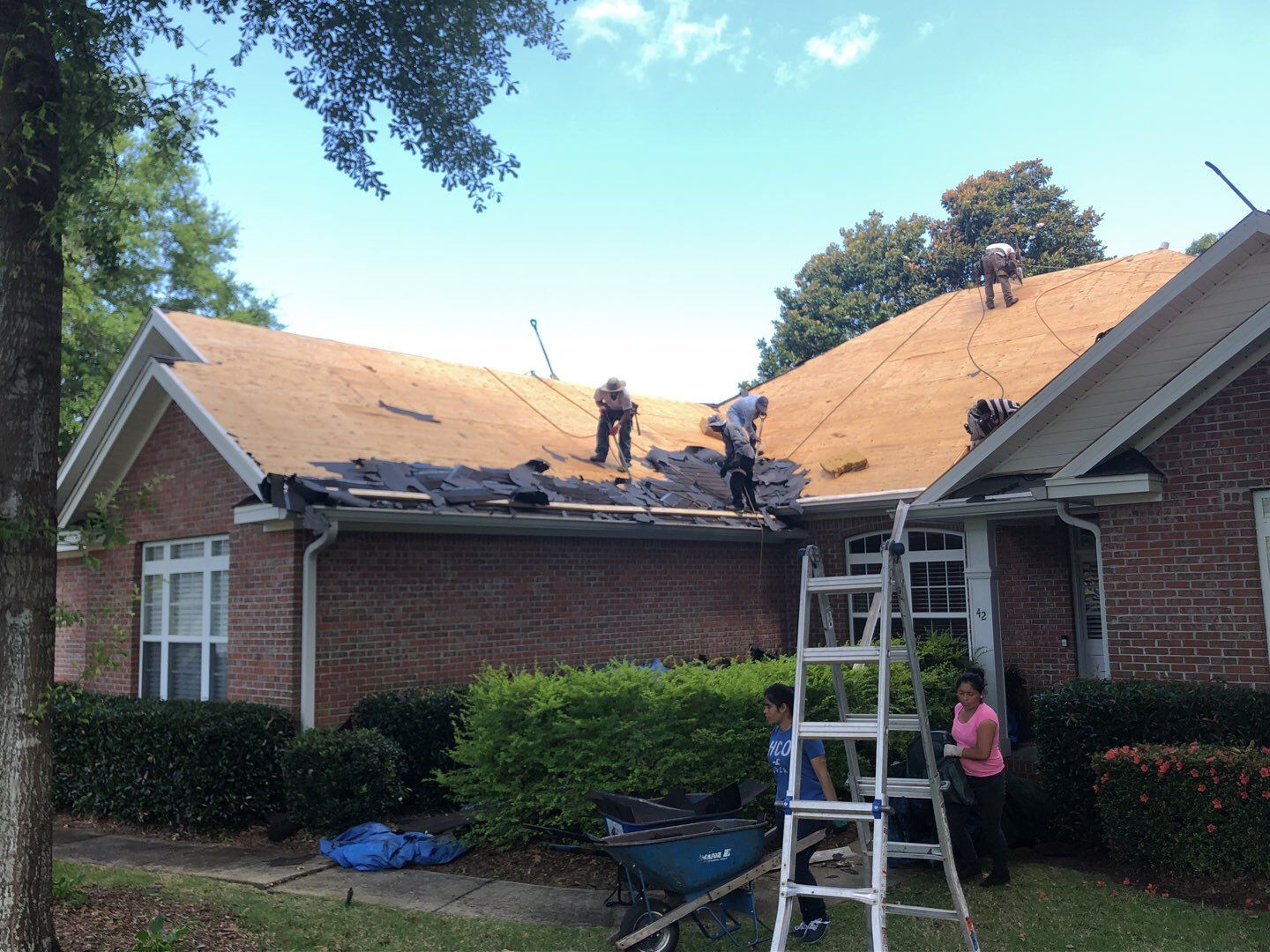 Residential Roofing Installation using Roof Replacement by American Roofing & Construction LLC