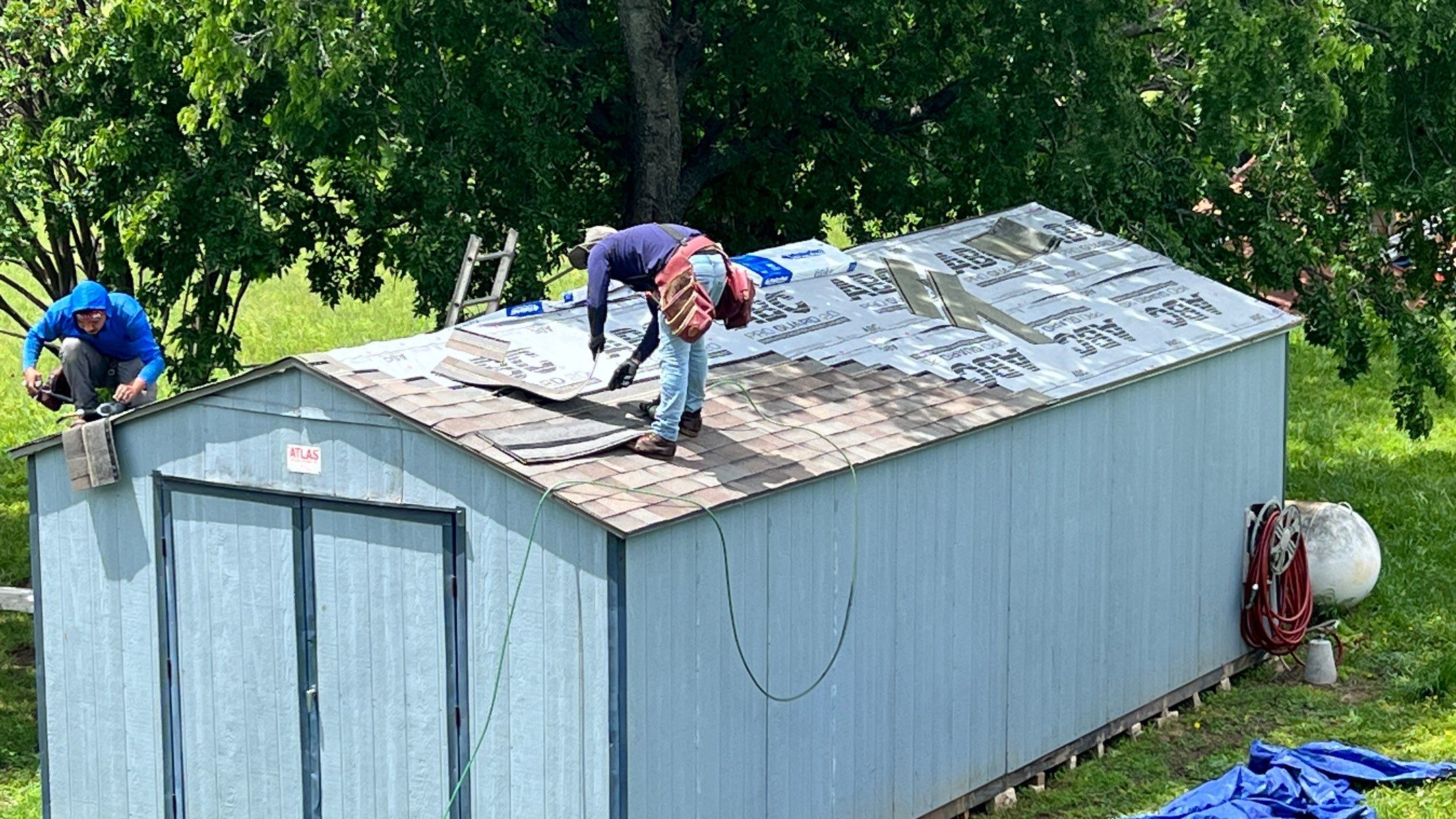 Residential Roofing Installation using Malarkey Vista AR by Harvey Roofing & Construction