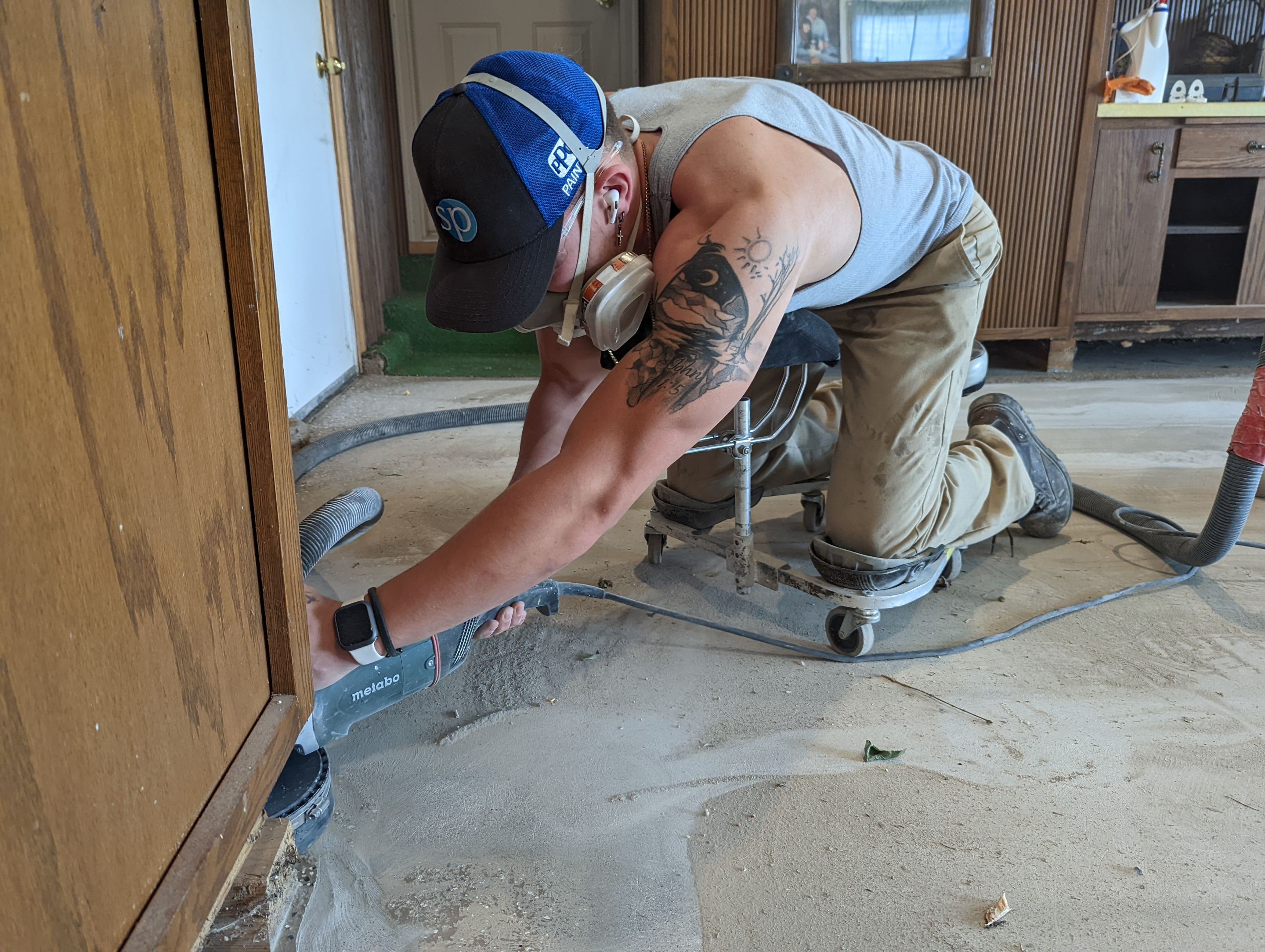 Garage using Pecan by Select Painting, Coatings & Garage Cabinets