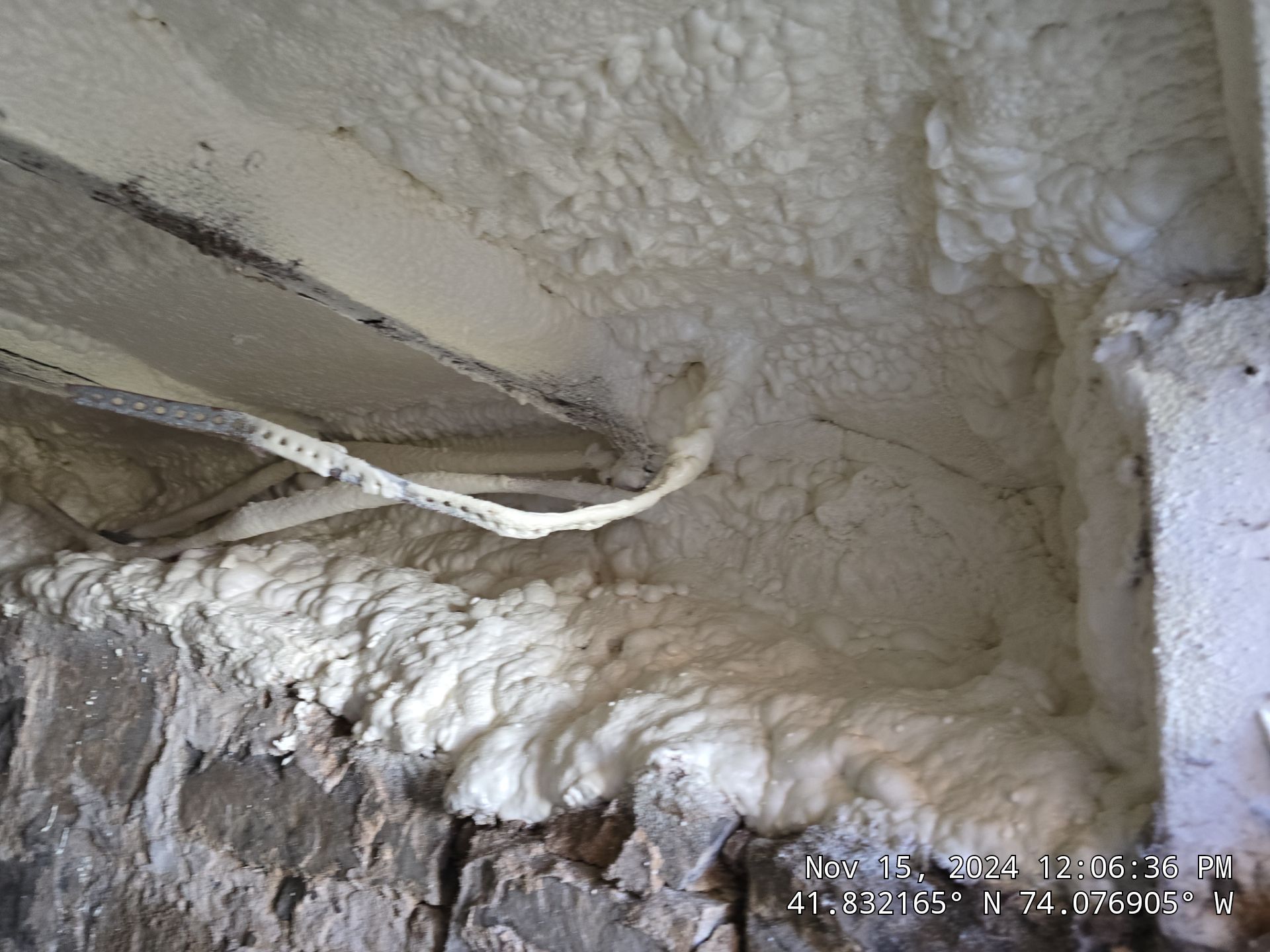 Basement Exterior Walls using Closed Cell Spray Foam by NYS Foam & Energy