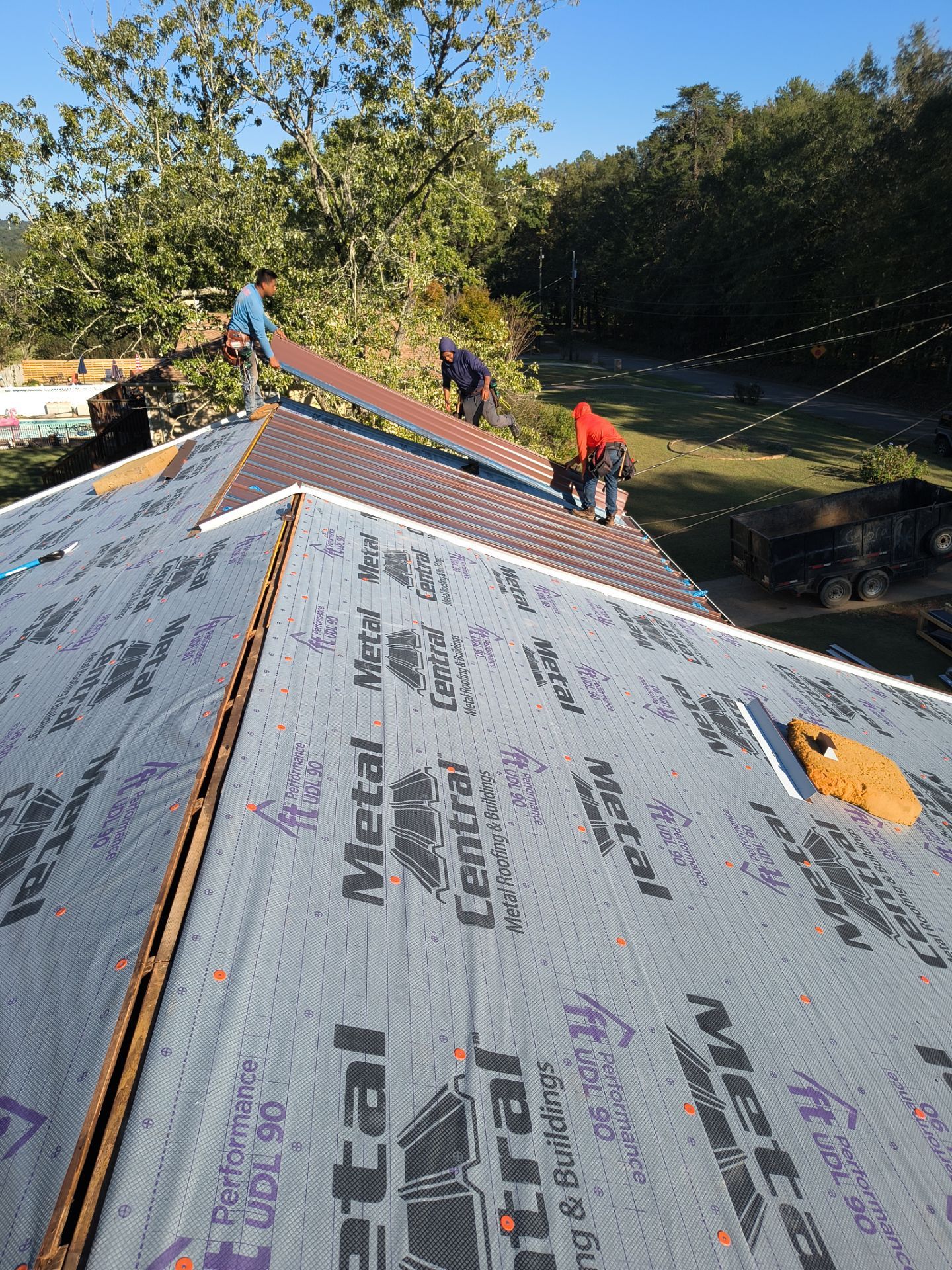 Standing Seam Metal Roof Installation in Trussville by NANOROOF Alabama