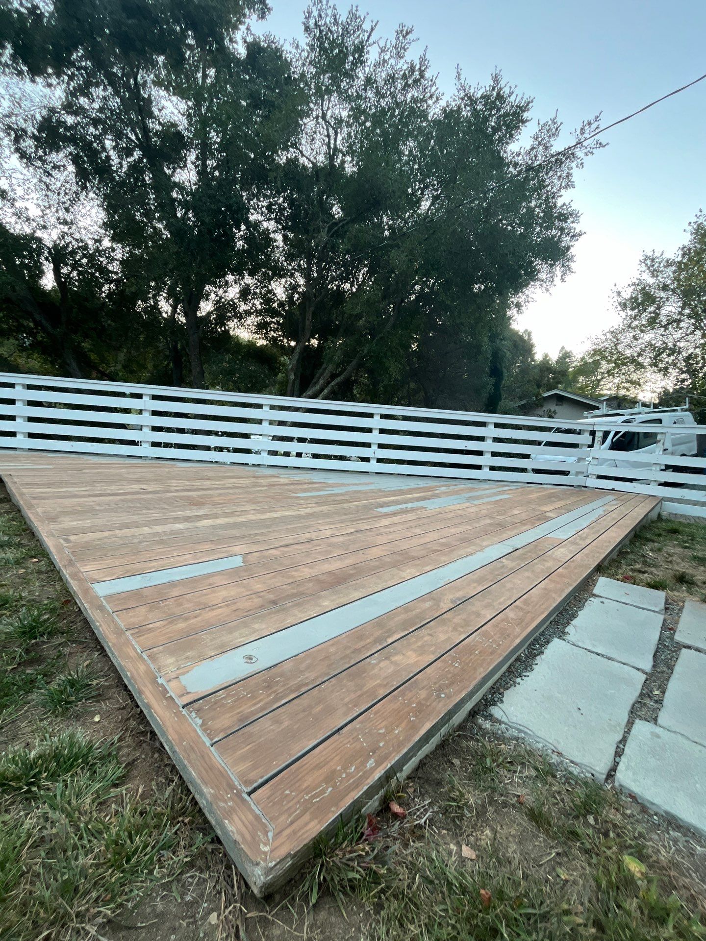 Deck Repaint using Sherwin-Williams by Herrera’s Bay Area Painting inc.