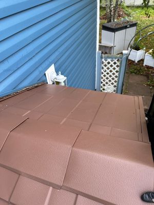 Residential Roofing Installation using Wakefield Bridge Steel Shingle by Ideal Steel
