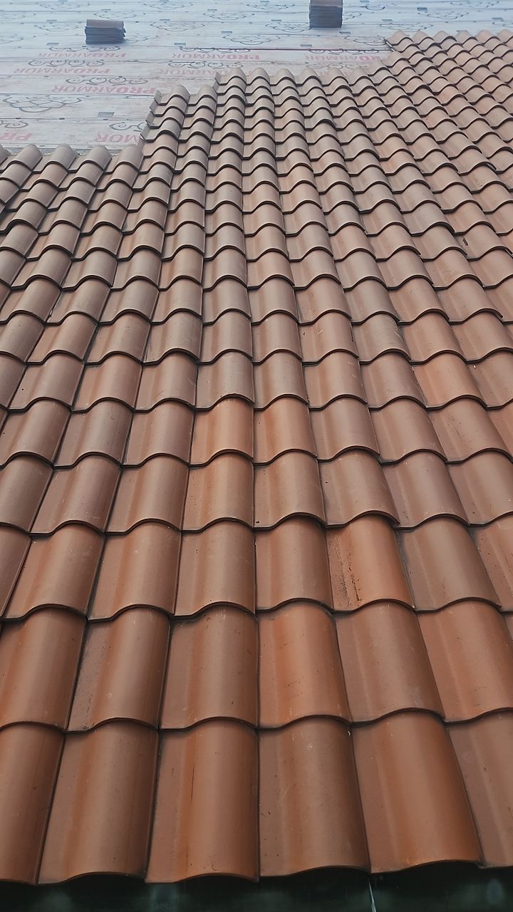 Commercial Roofing using  Ludowici Spanish 18 Clay Tile by Absolute Roofing and Construction