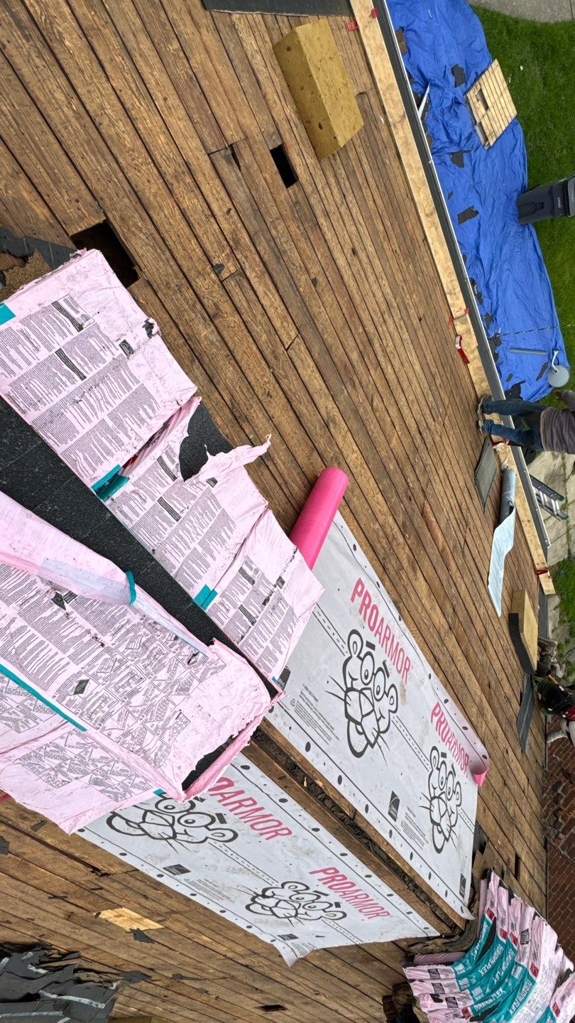 Roof Replacement using Owens Corning Onyx Black by 180 Contractors