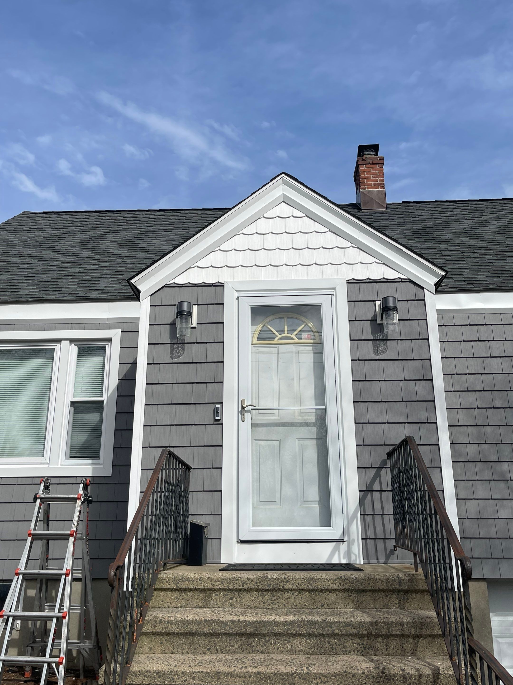 Siding Installation using Certainteed Monogram Charcoal Gray by A Plus Exterior