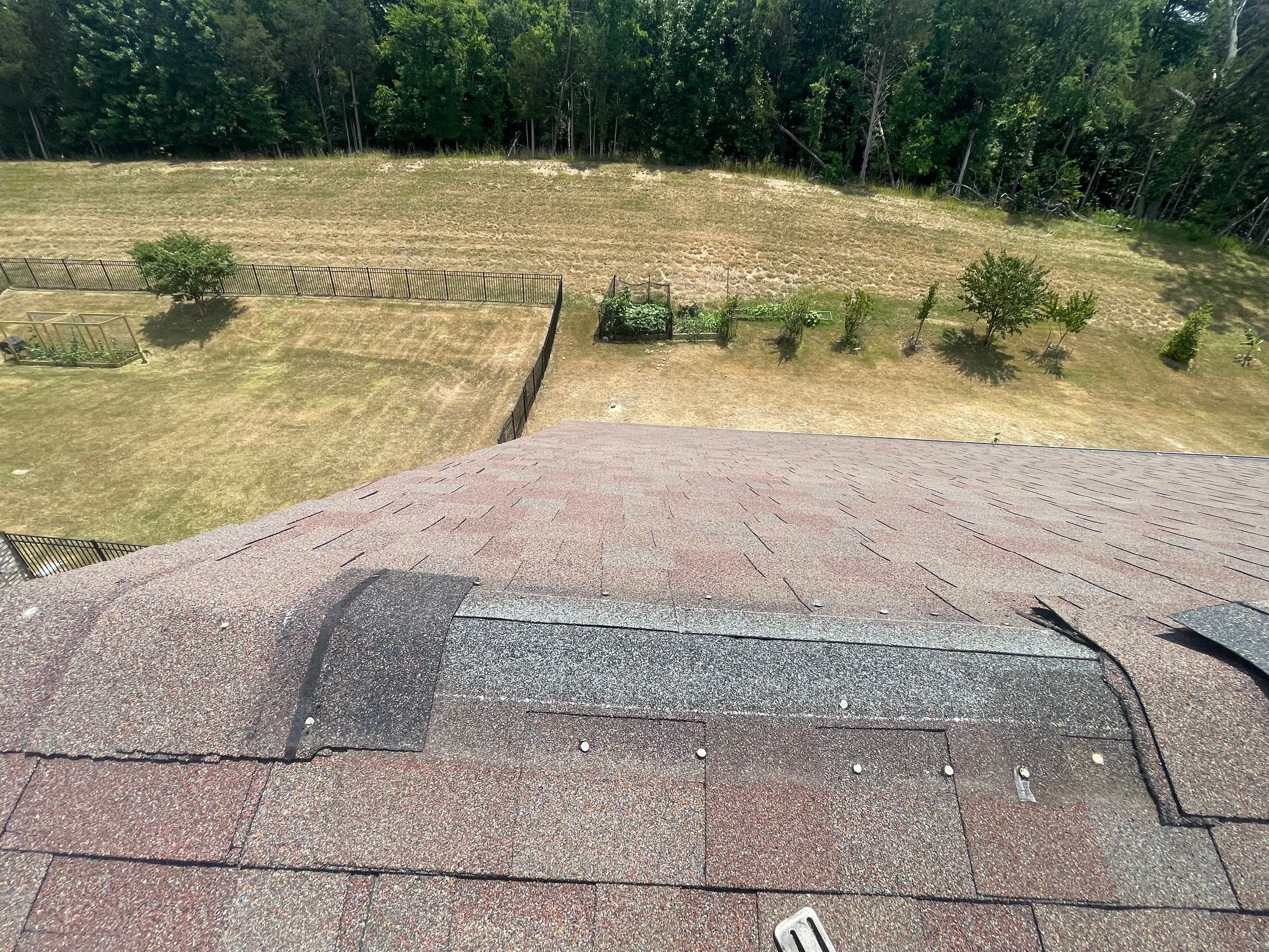 Ridge cap repair by Best Roofing Now LLC