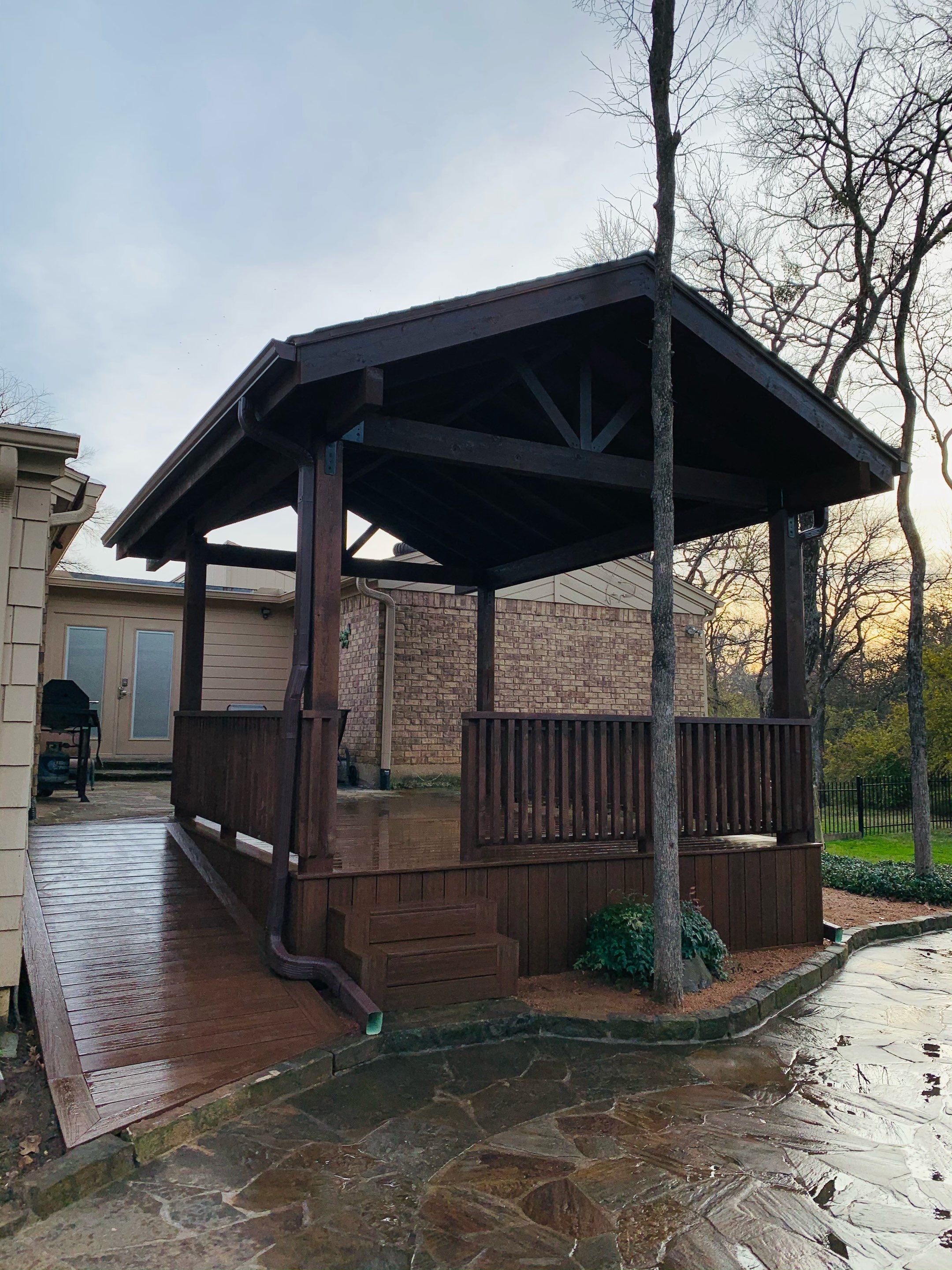 General Construction - From Exterior Siding & chimney, Patios to Full Interior Damage by First United Roofing & Construction
