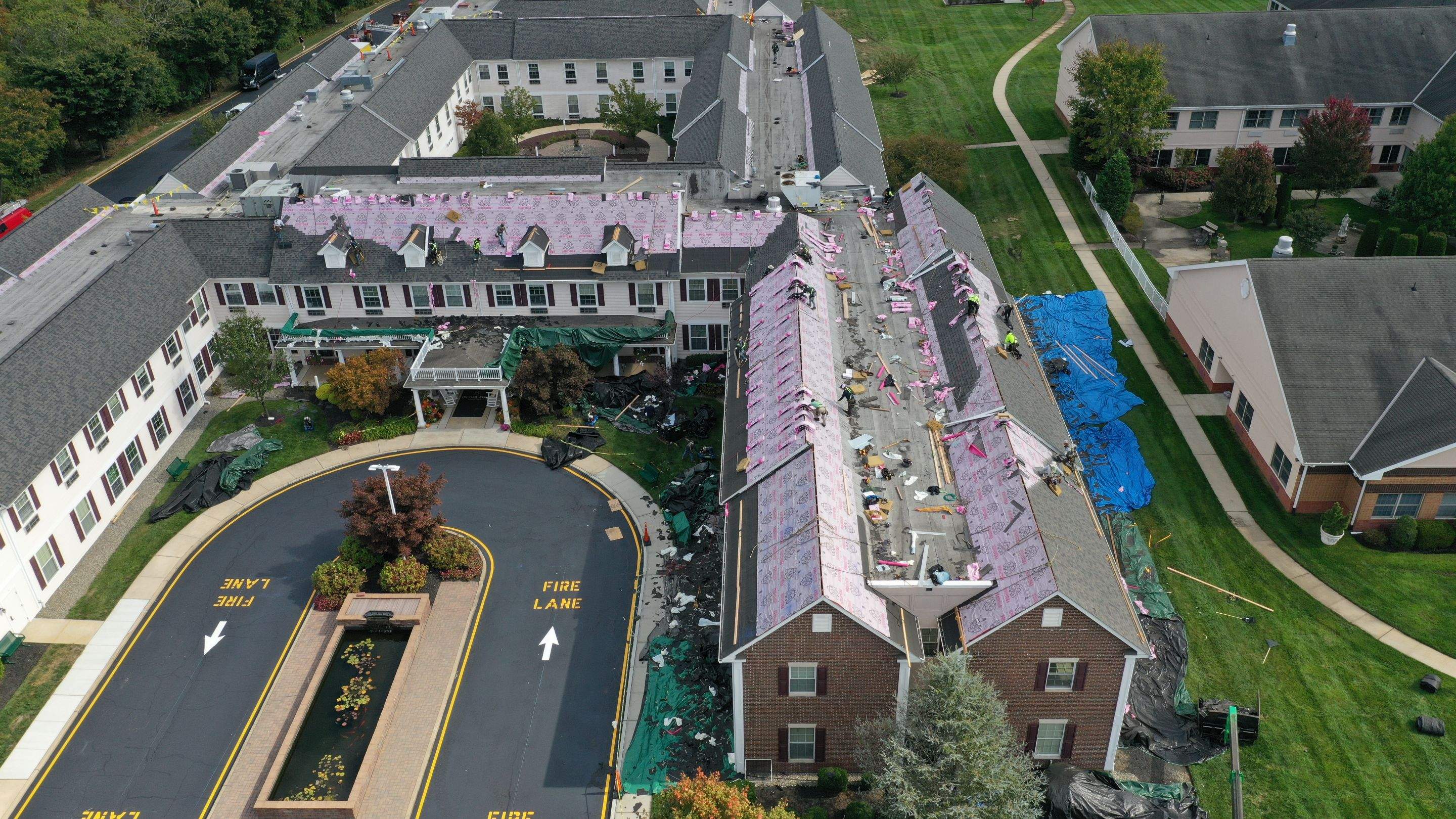 Commercial Roofing Installation using Owens Corning Duration by All Site Roofing