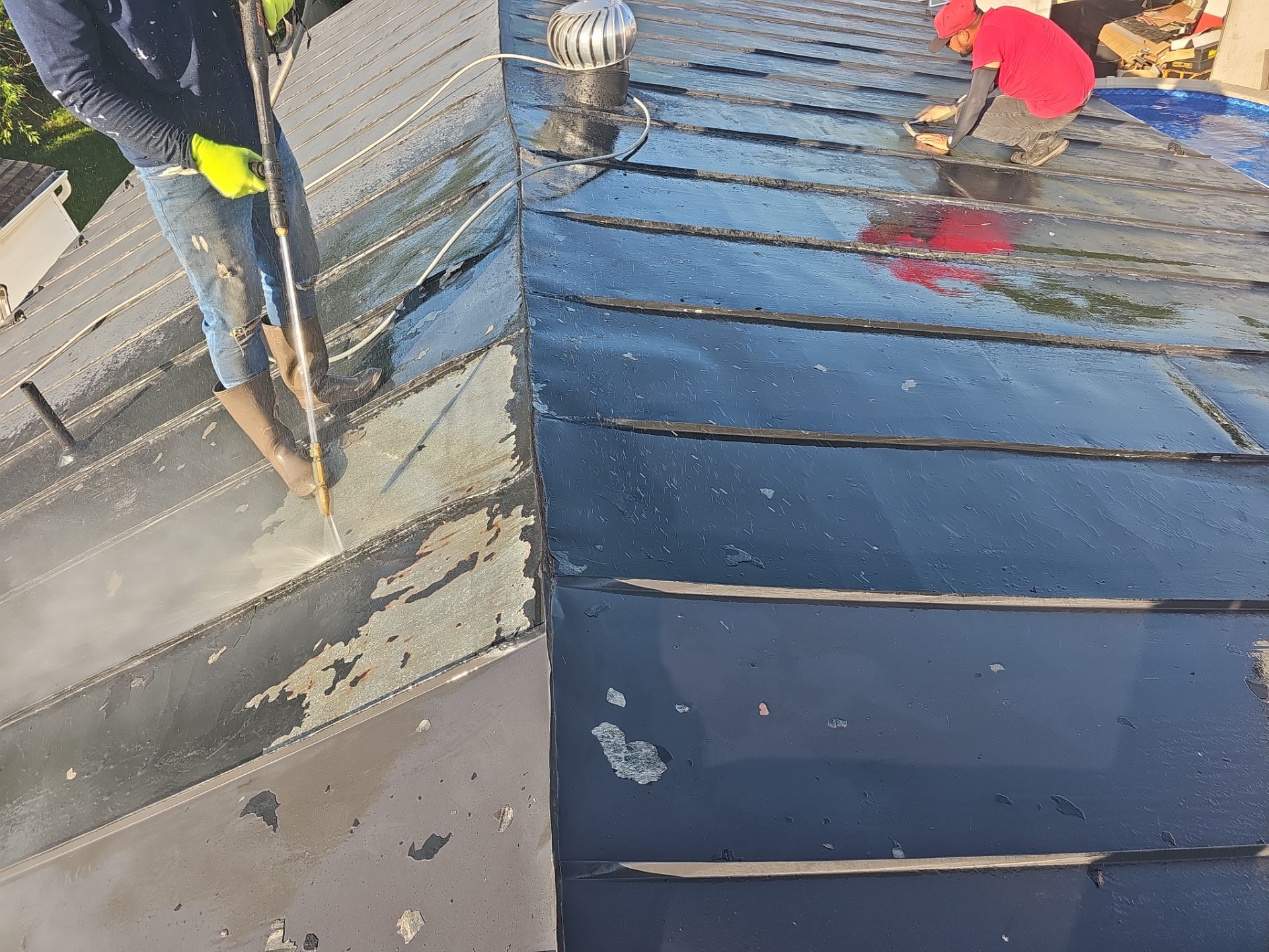 Metal Roof Repair by Winchester Roofing