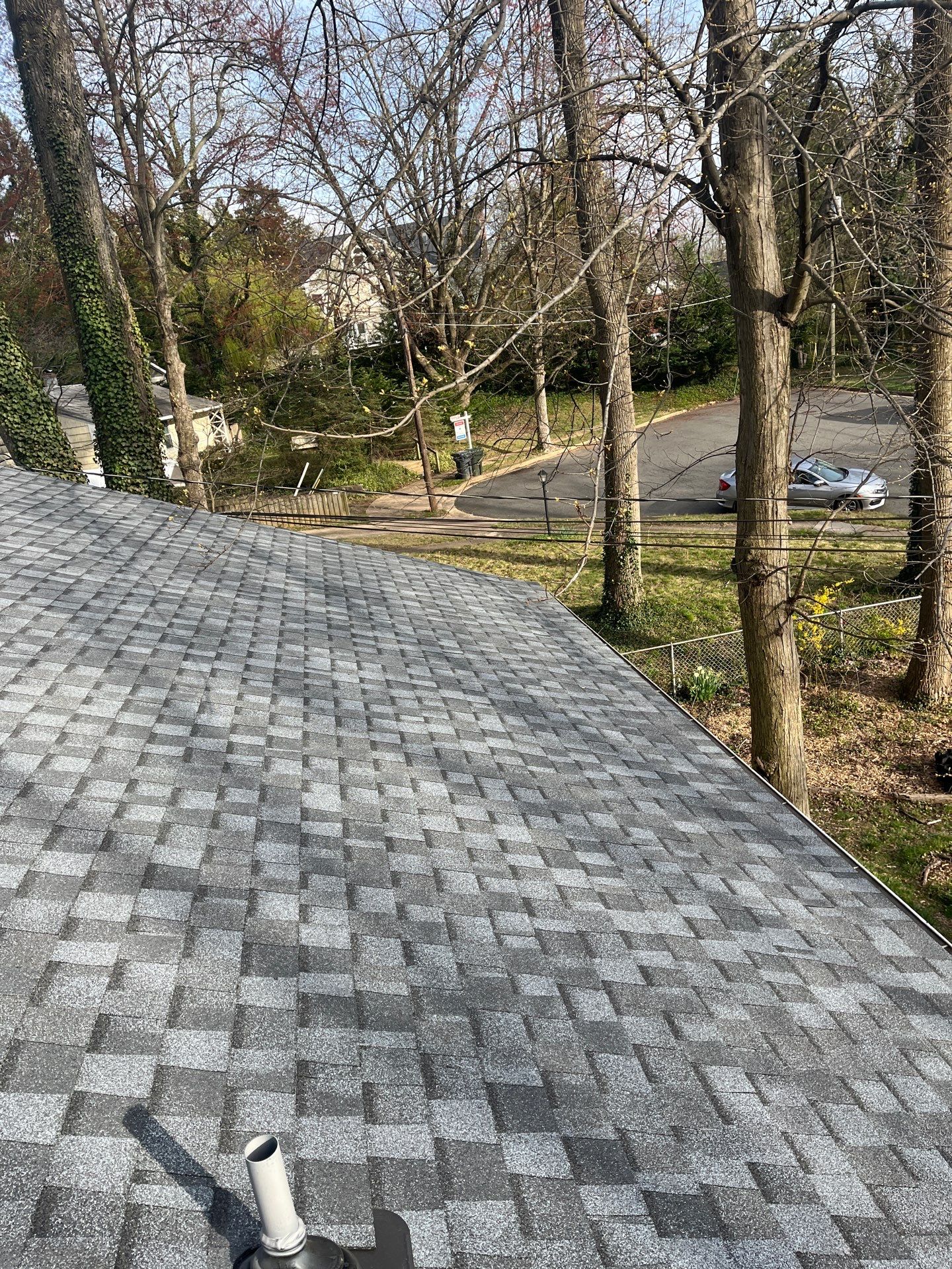 Falls Church Landmark Pro Roof in Max Def Pewter by RM Banning, Inc.