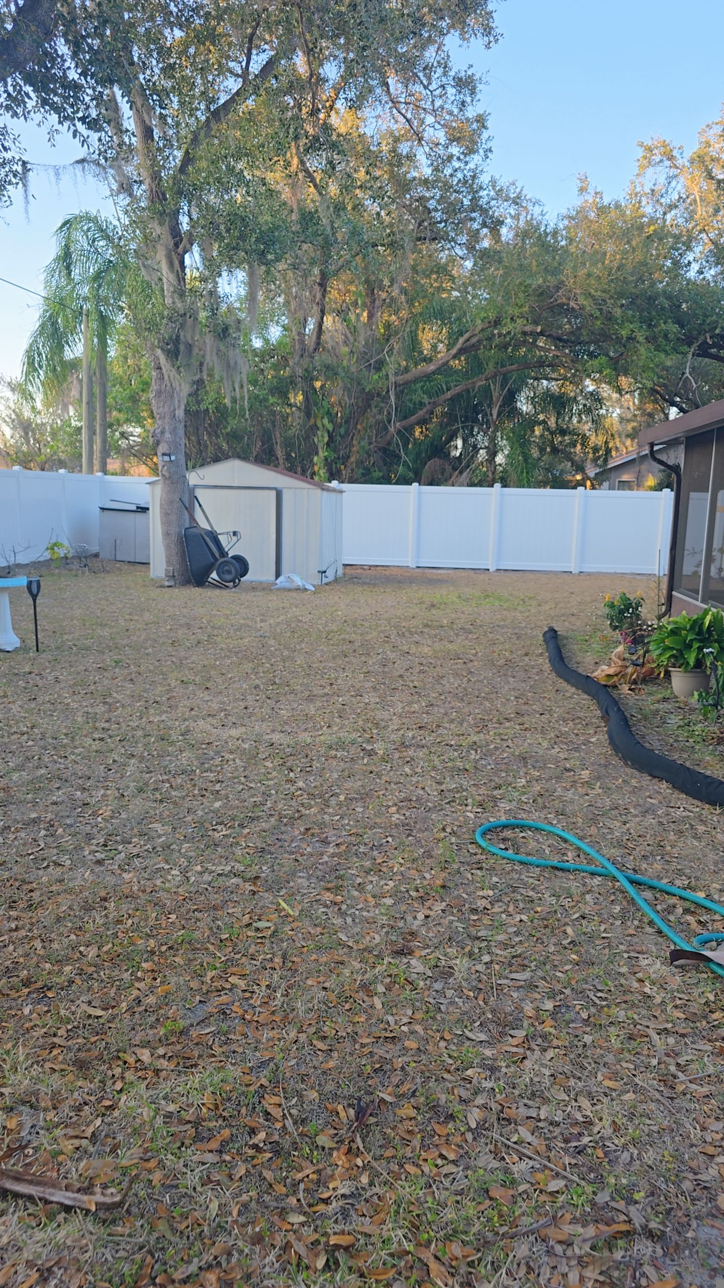 White Vinyl Fence in Port Charlotte by True Fence LLC