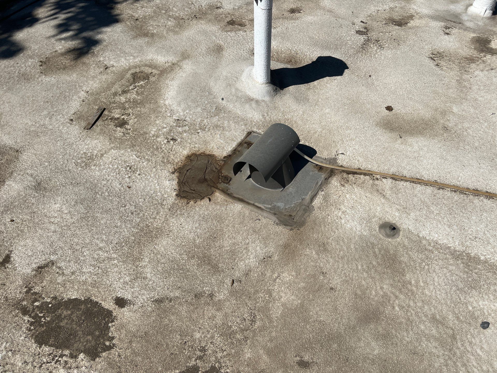 Foam Refurbish using Conklin Benchmark/PUMA XL coatings and spray foam by Straight Edge Roofing Inc