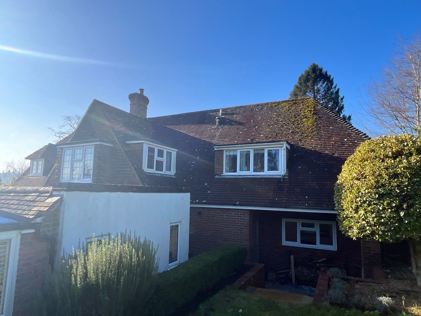 Roof Clean  - Moss Removal - Gutter Clean using Honda 15lpm Low Pressure Washing Machine by Ges Exterior Cleaning ltd
