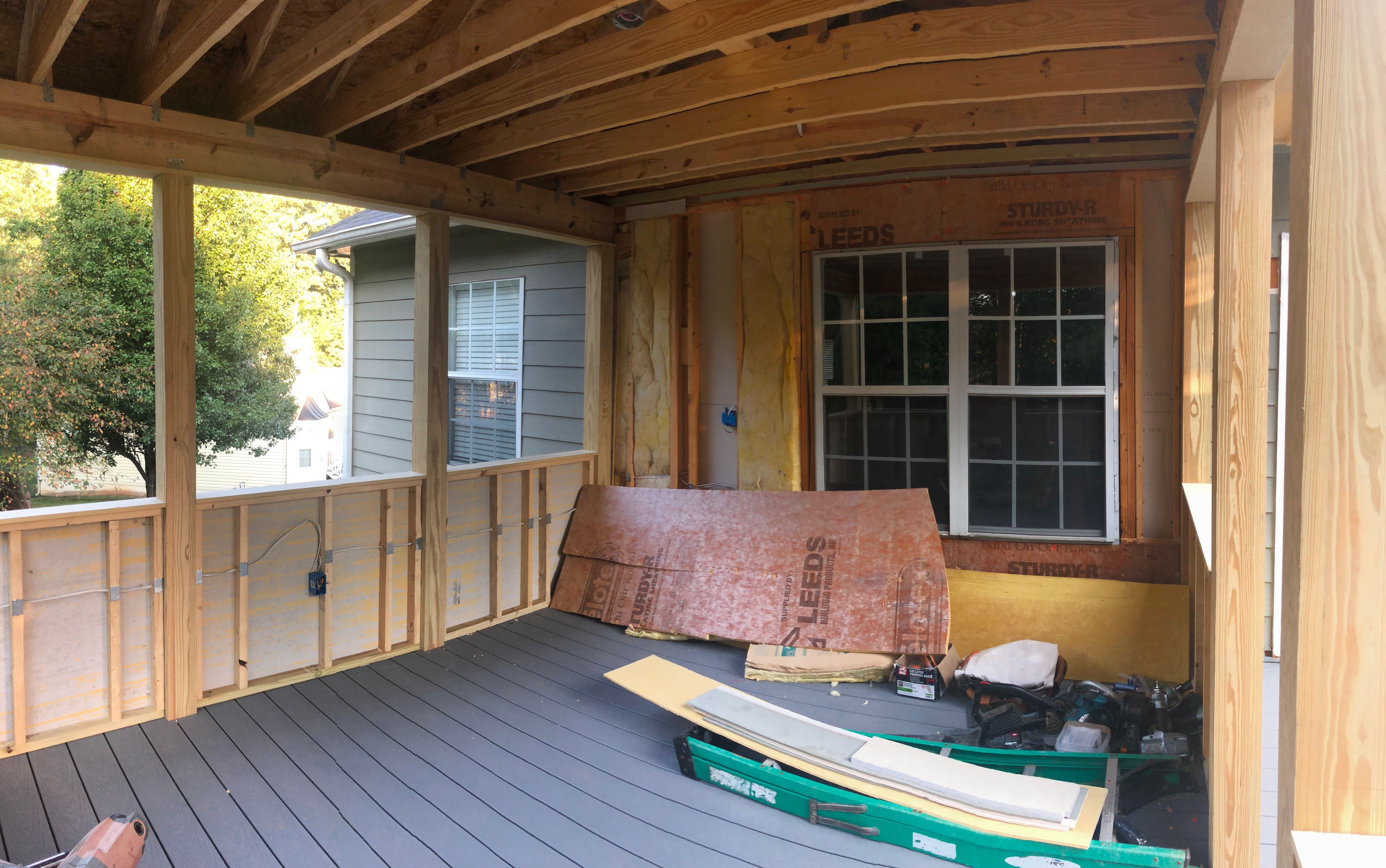 Custom Screened-In Porch and Composite Deck Addition in Acworth by Swift Home Renovations