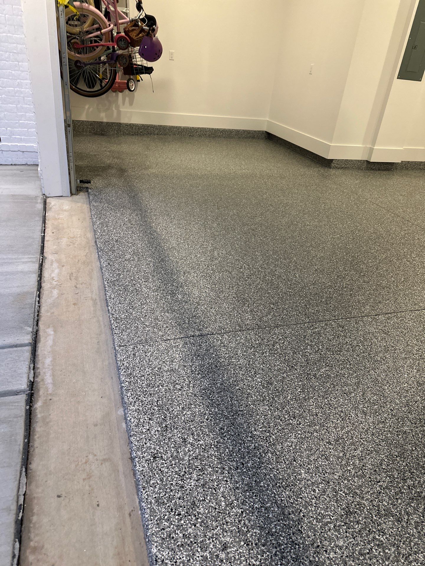 Garage Floor Coating using Wombat by My Garage Floor Guys
