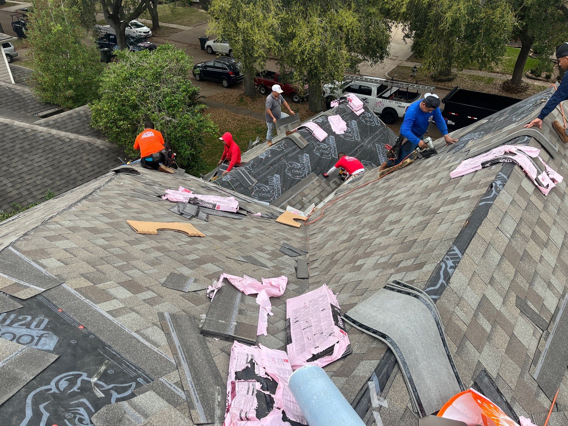 Residential Roofing Installation using Owen's Corning Duration (Lifetime) Shingles by Roof Repair Company