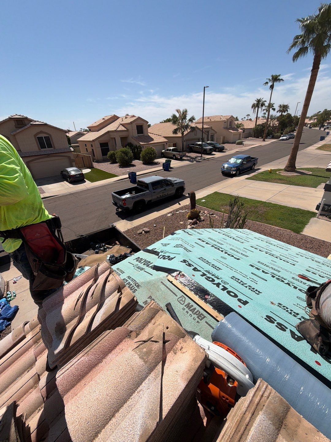 Project in Mesa, AZ by Saint Roofing