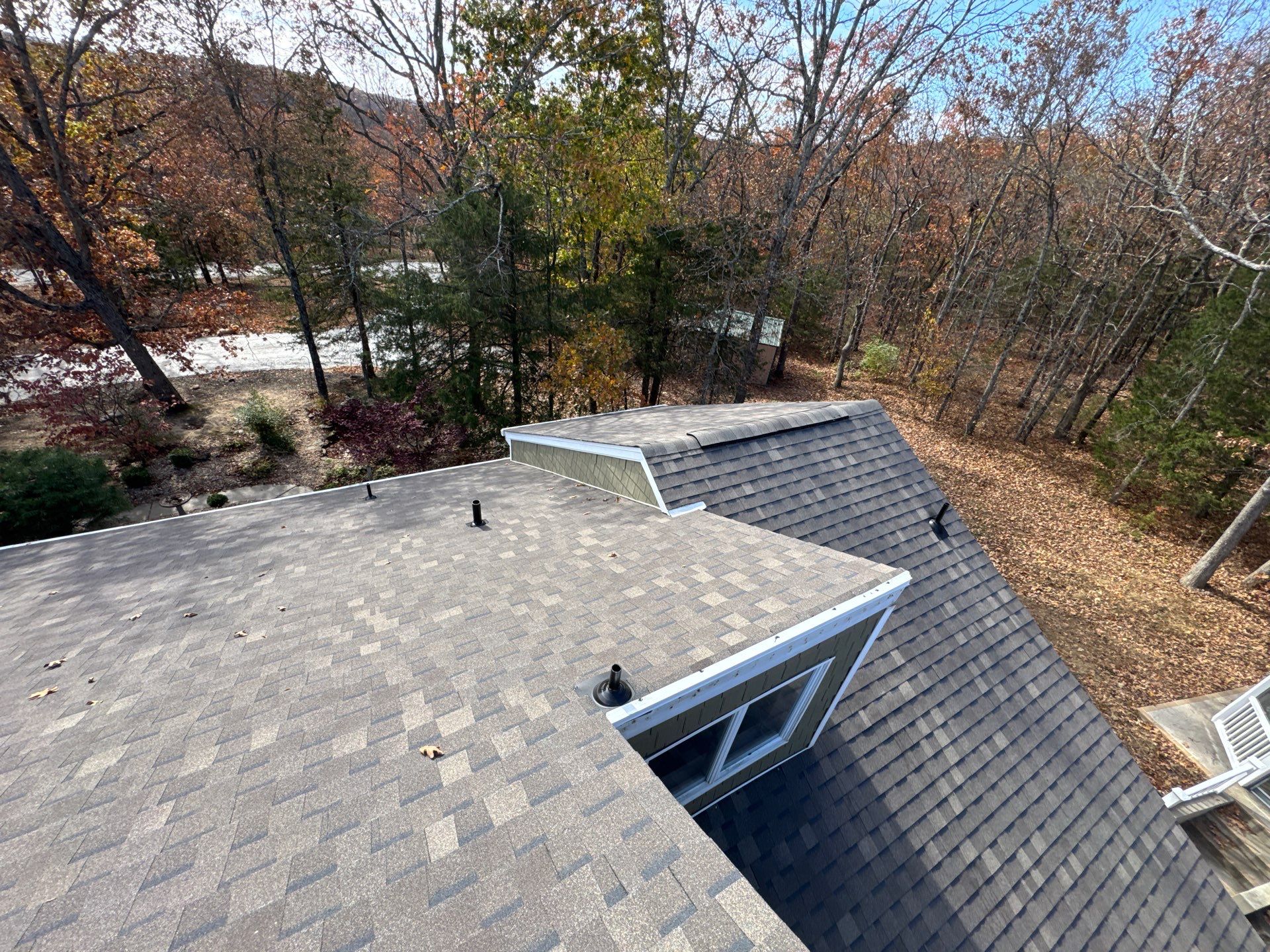 Residential Roof + Gutters & Downspouts & Gutter Guards Install  by Titan Commercial & Residential Roofing 
