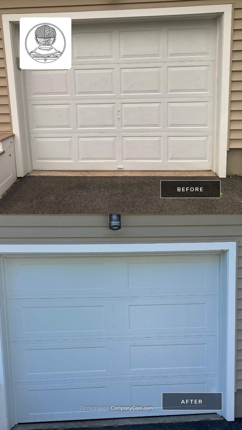 Stunning Garage Door Transformation with Amarr Olympus by DiGiorgi Roofing and Siding Inc