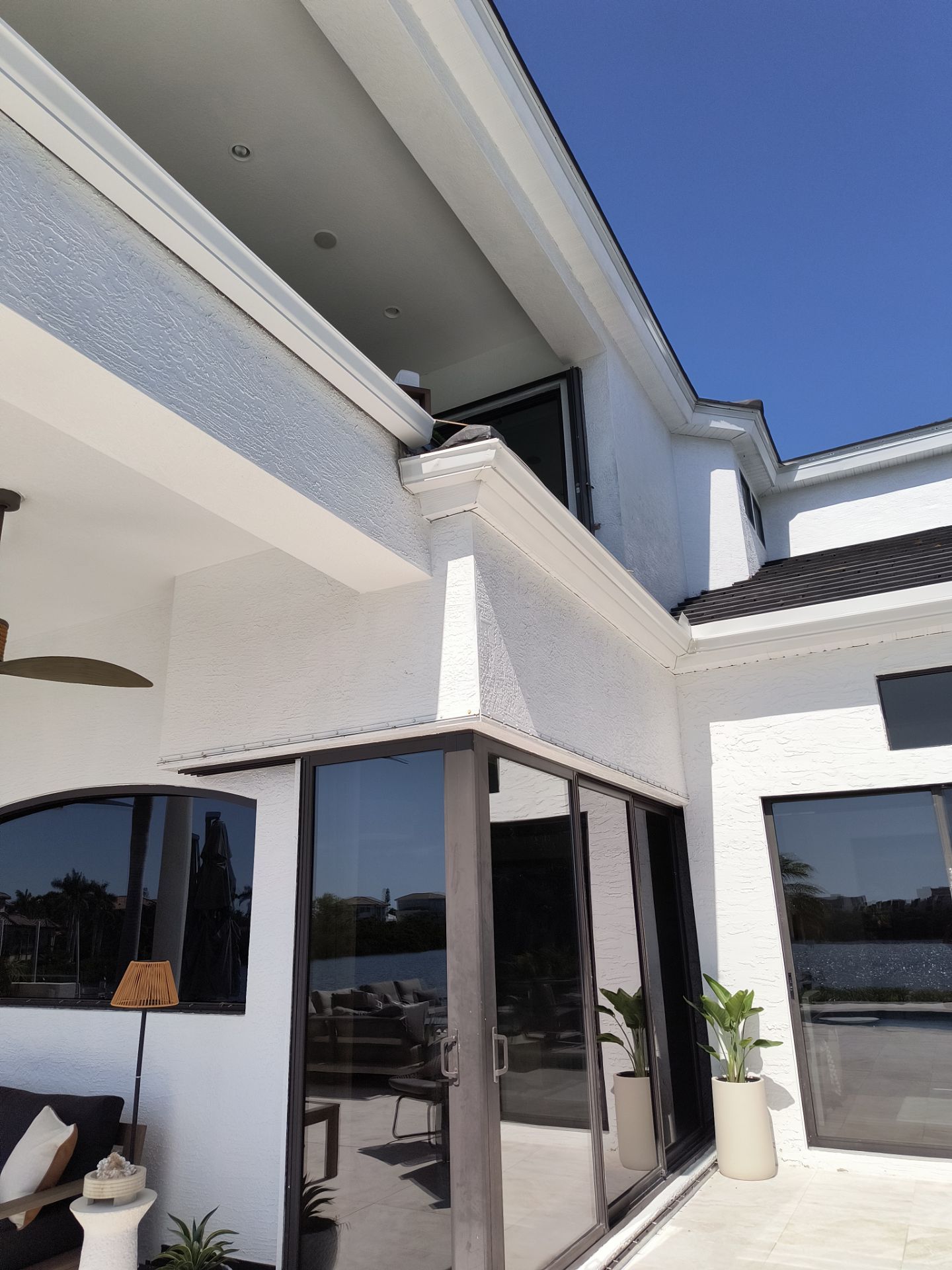 Custom Downspouts with Splash Guards in Sarasota FL by Gutter Professors