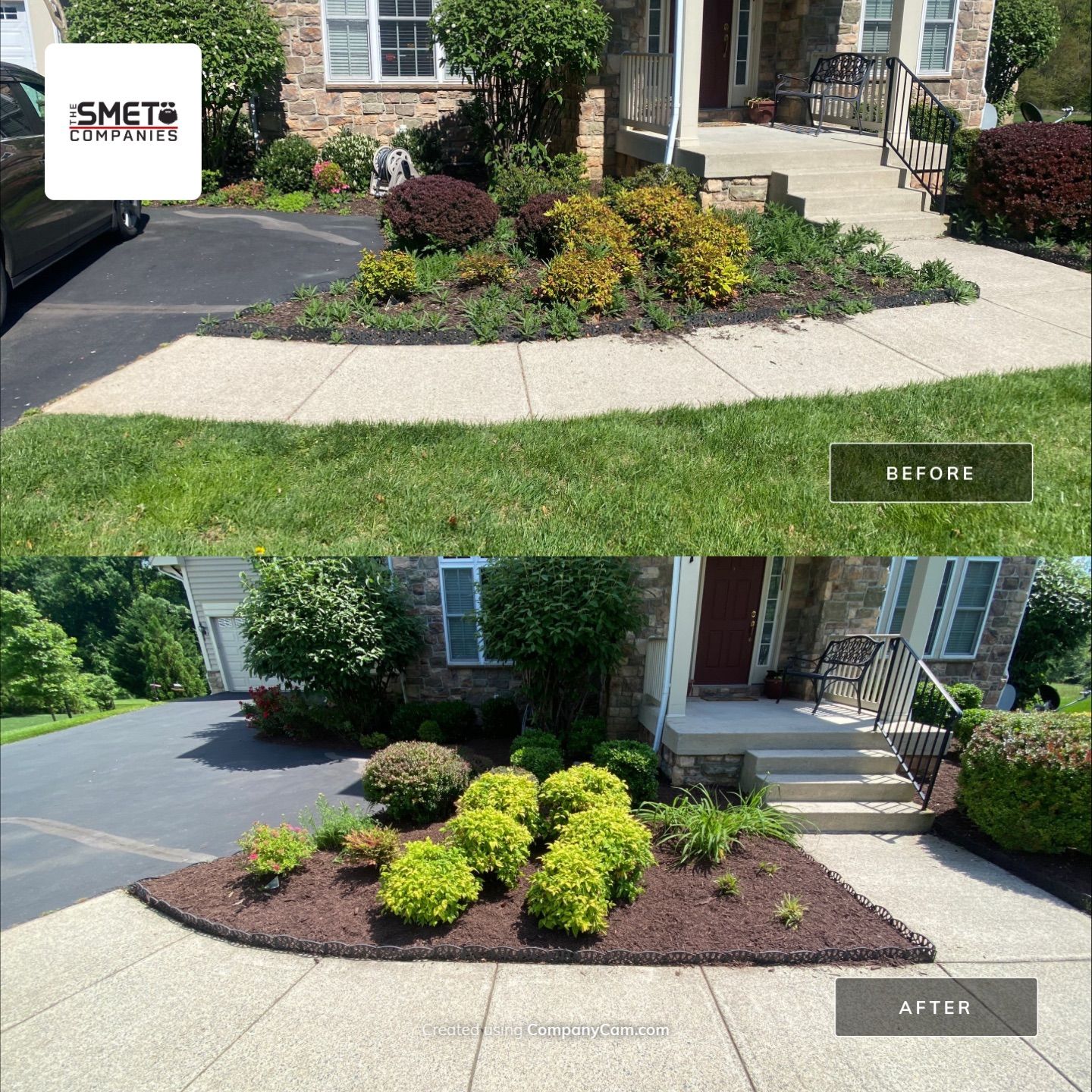 Landscape Cleanup & Mulch  by The Smet Companies, LLC