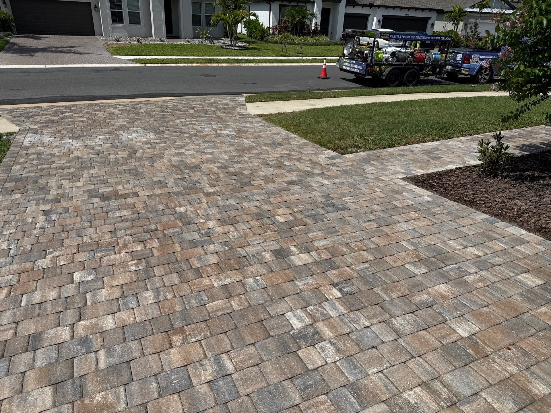 Complete Exterior Cleaning – Trevesta Community, Palmetto, FL by Sunshine AquaWash