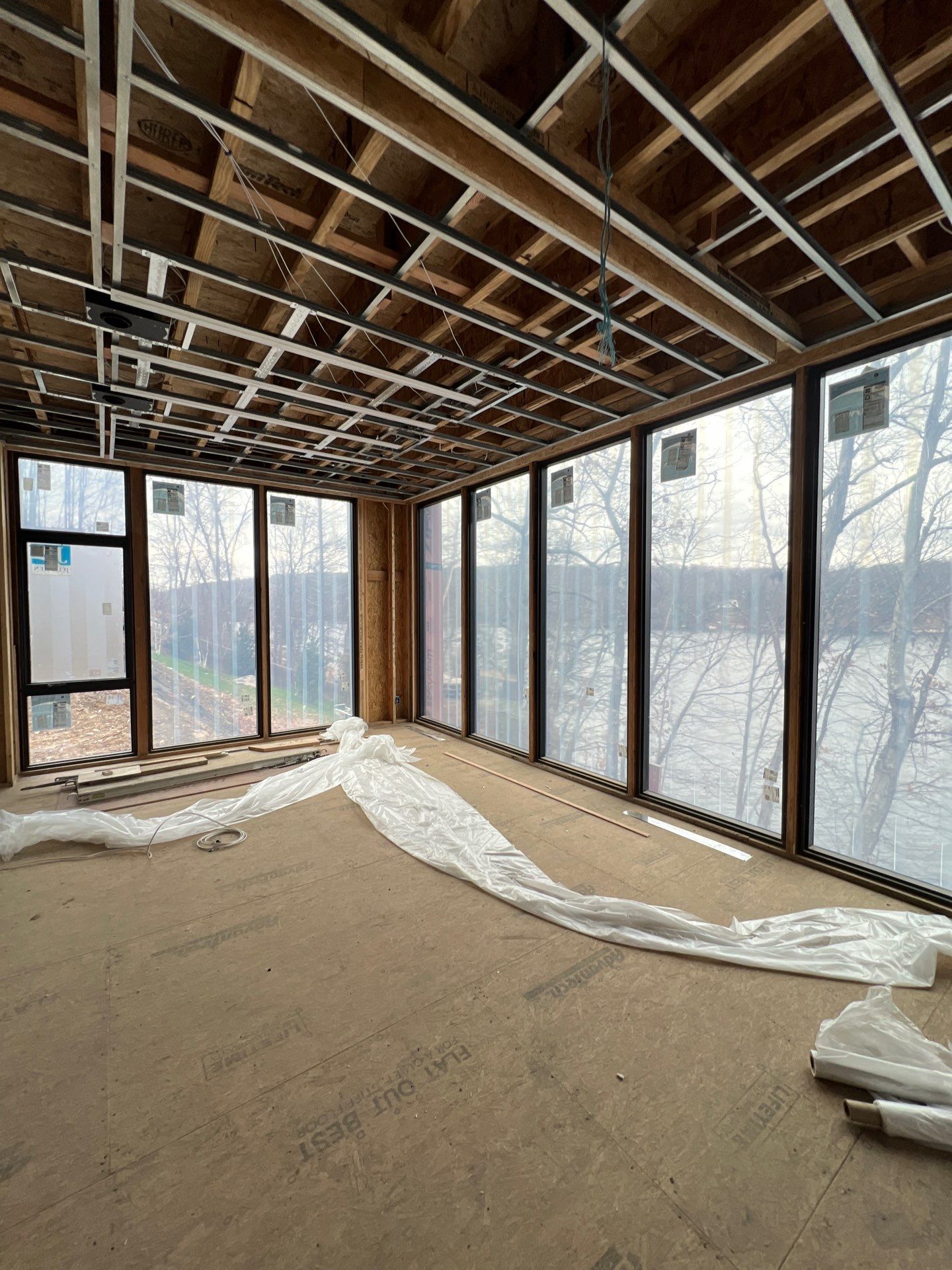 New Construction using Closed Cell Spray Foam by NYS Foam & Energy