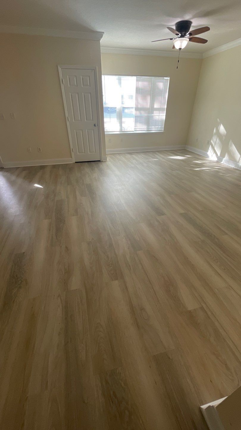 Home Remodel using LVP Flooring and Cabinets by HandyMangum