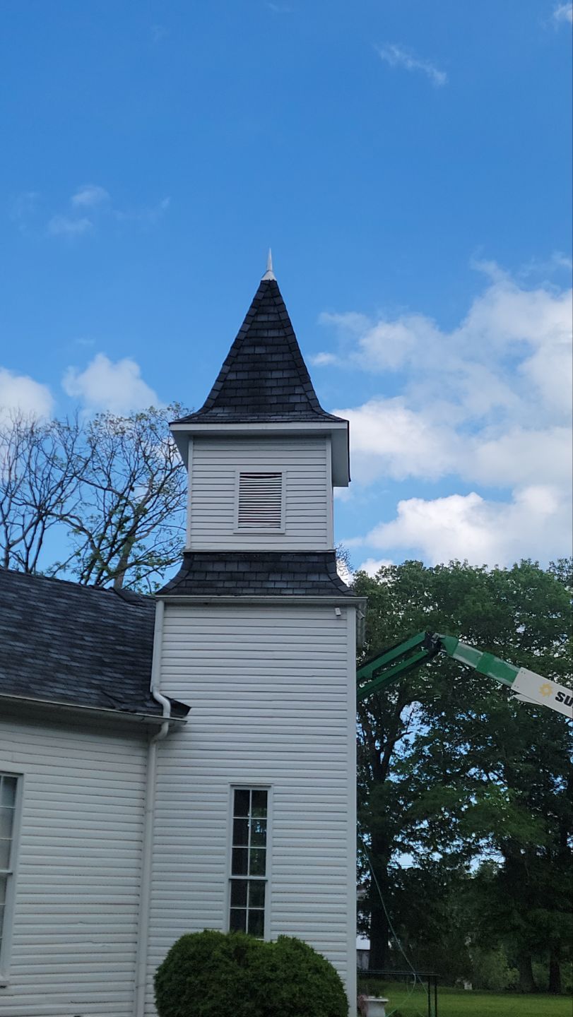 Church Roof Installation using GAF Slateline by ExteriorPros