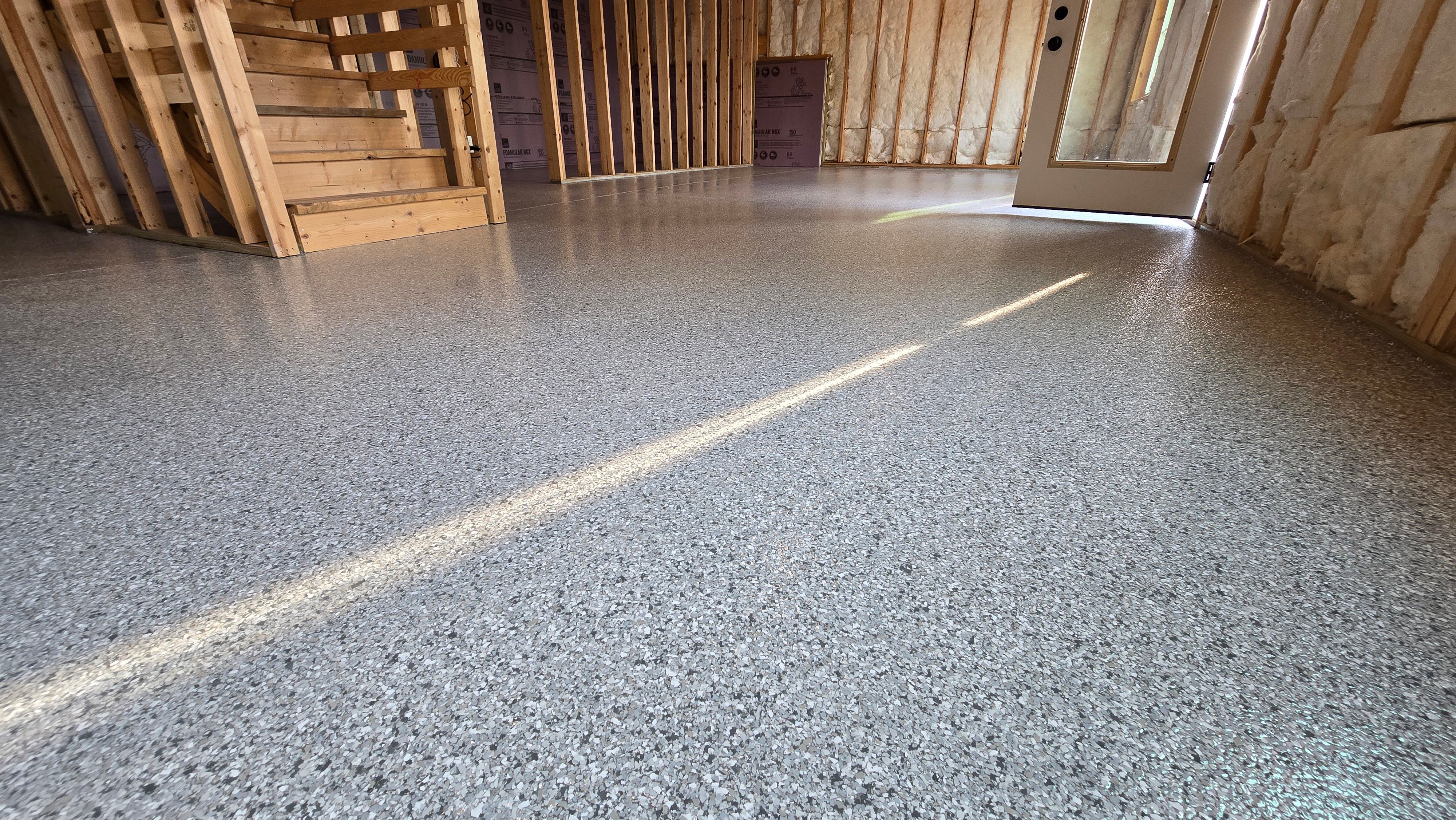 Basement using Rocky Ridge by Elite Floor Solutions