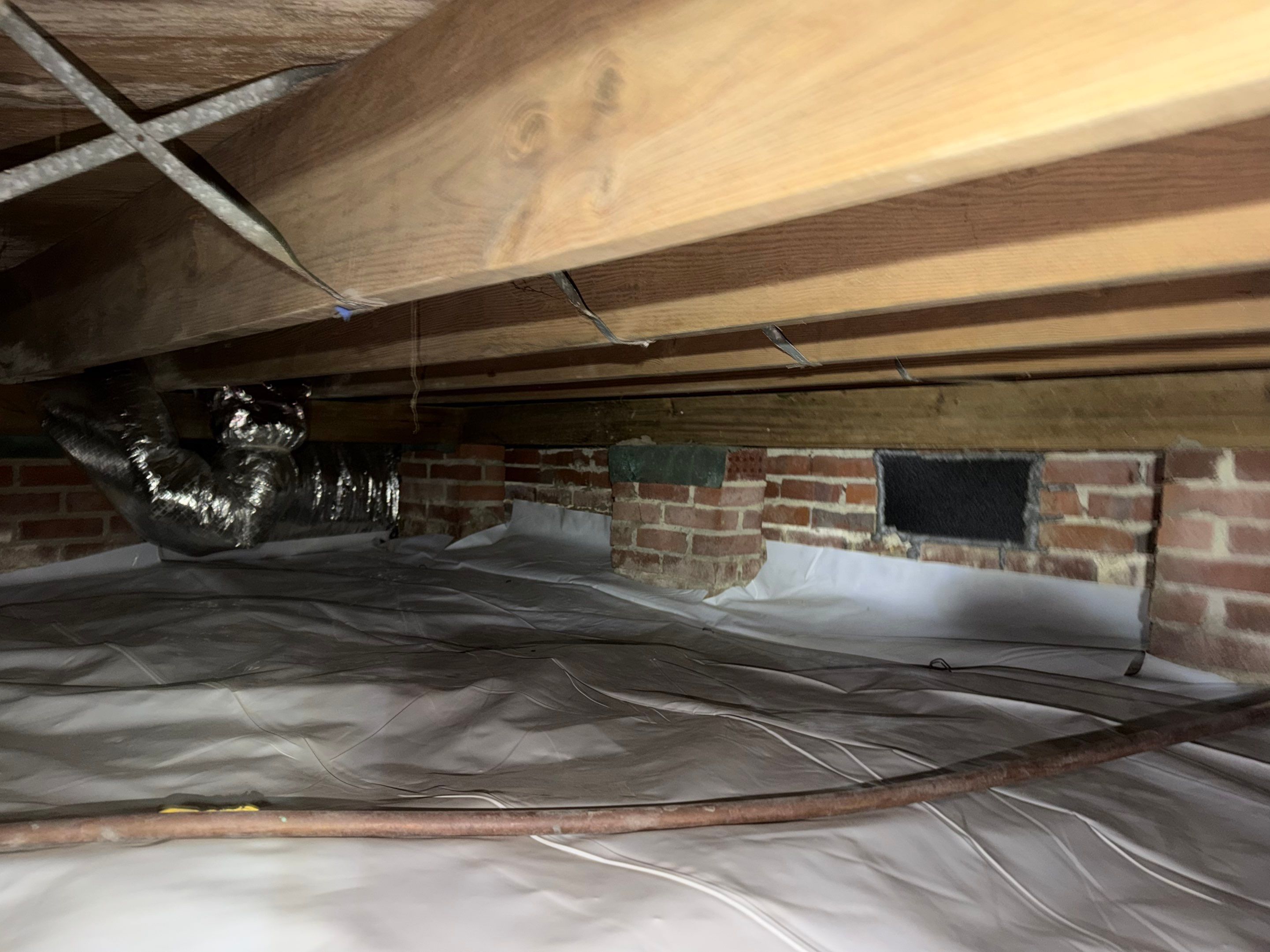 Project in Portsmouth by Patriot Crawl Space Repairs