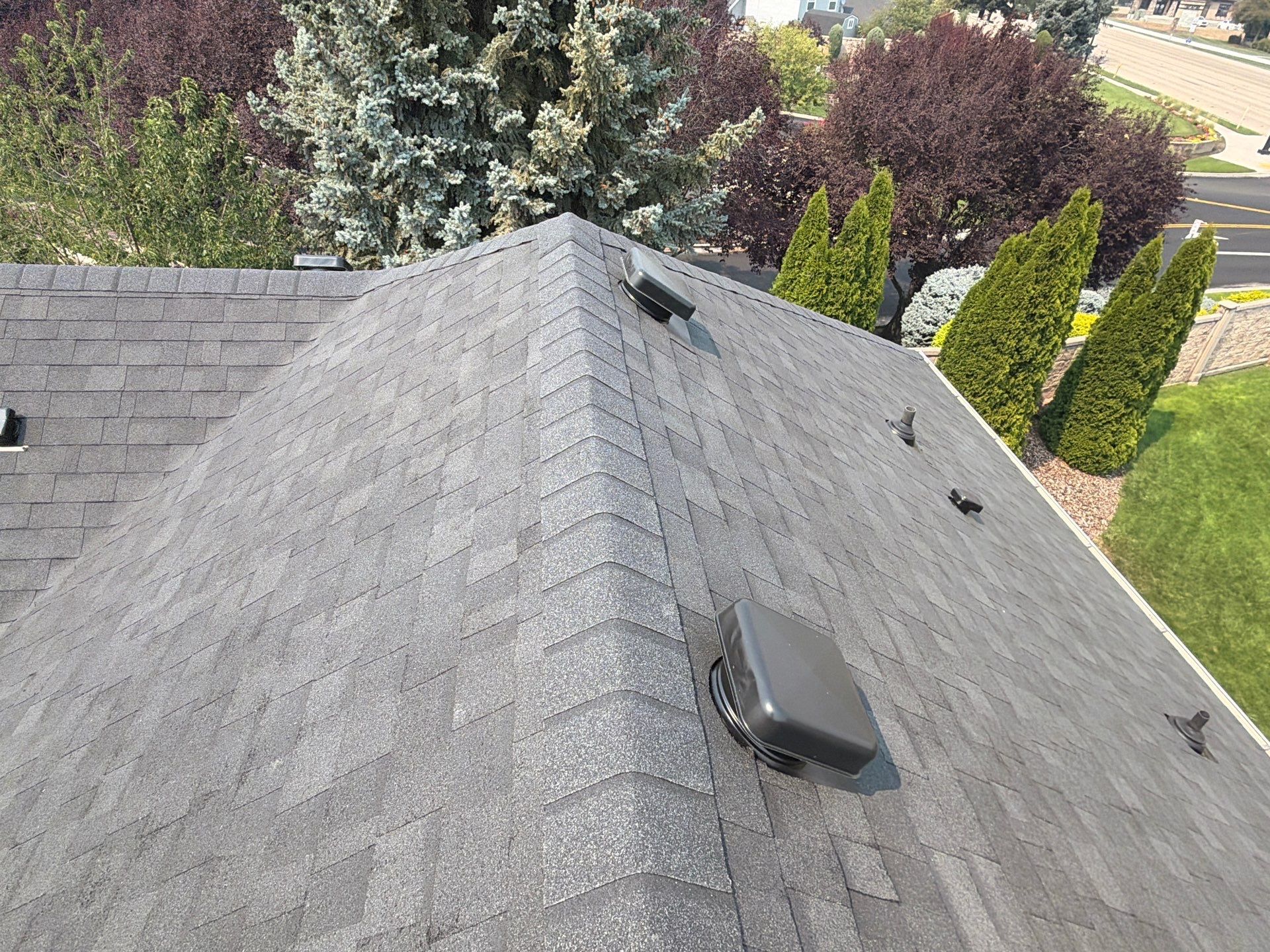 Asphalt Shingle Roof Replacement for Two-Story Home in Meridian by Olive Roofing