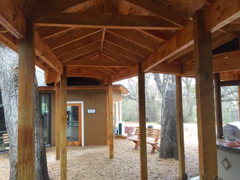 Covered Walkway Patio for a Private School by First United Roofing & Construction