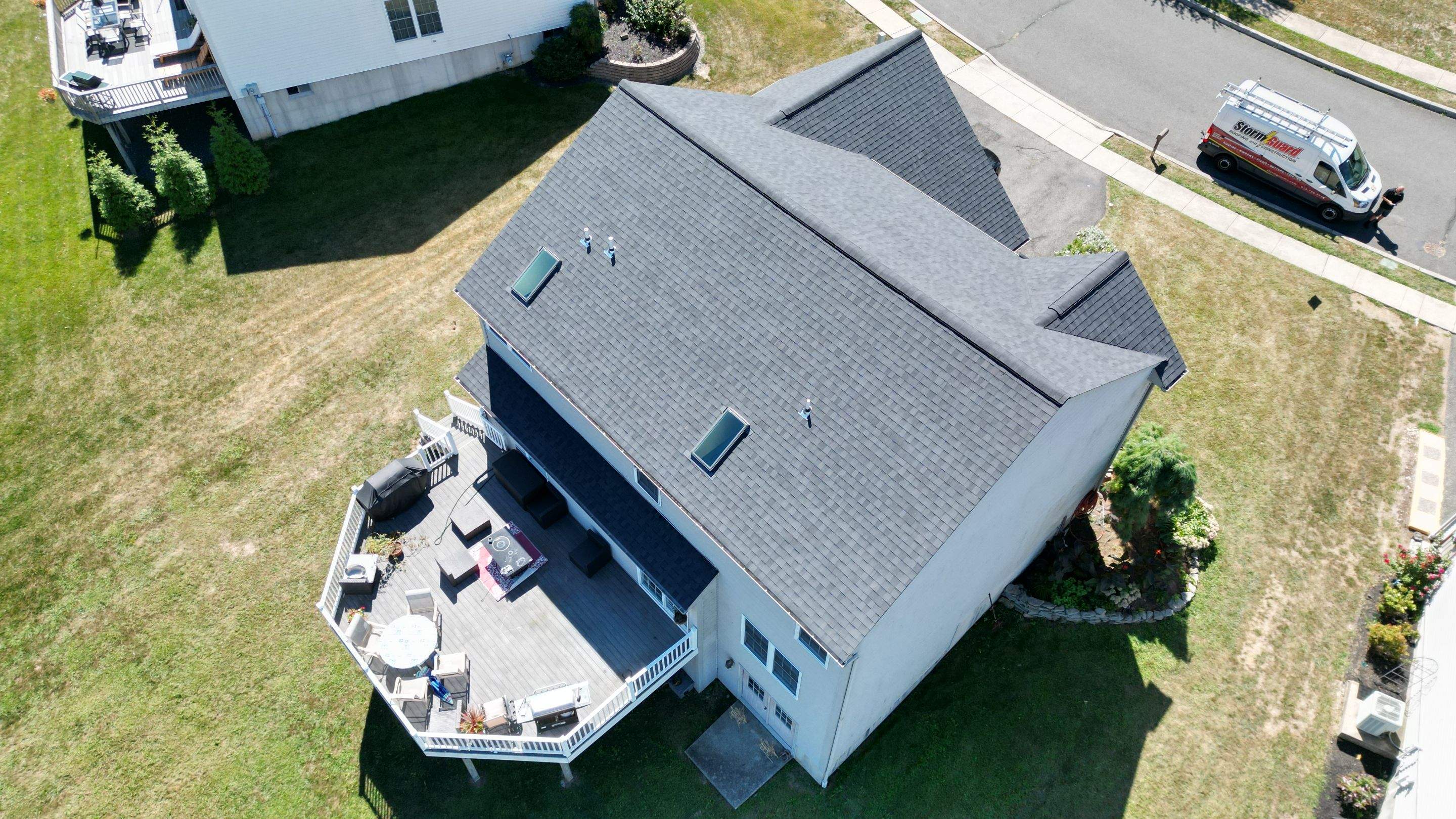 Roofing Installation using CertainTeed Landmark - Moire Black by Storm Guard of Ches-Mont PA