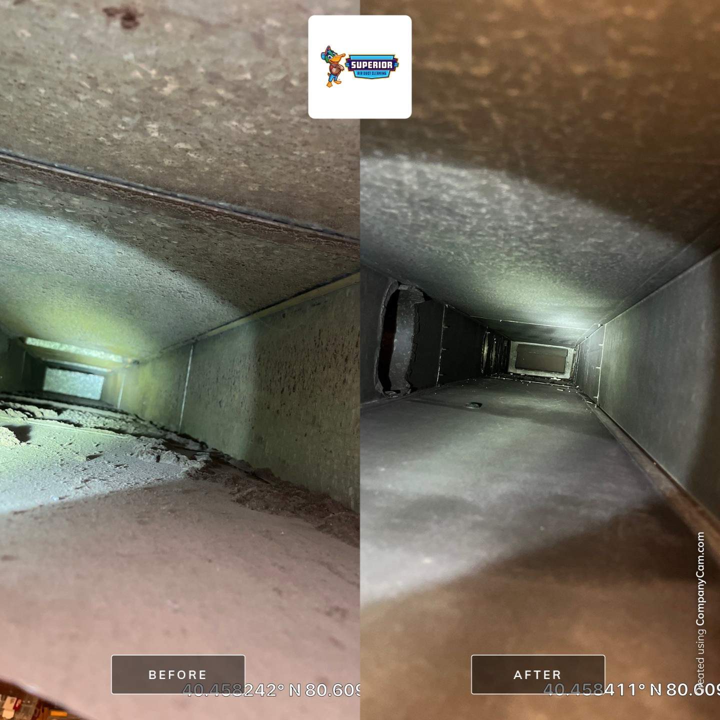 Air Duct Cleaning With a Vacuum Truck in Toronto, OH by Superior Air Duct Cleaning
