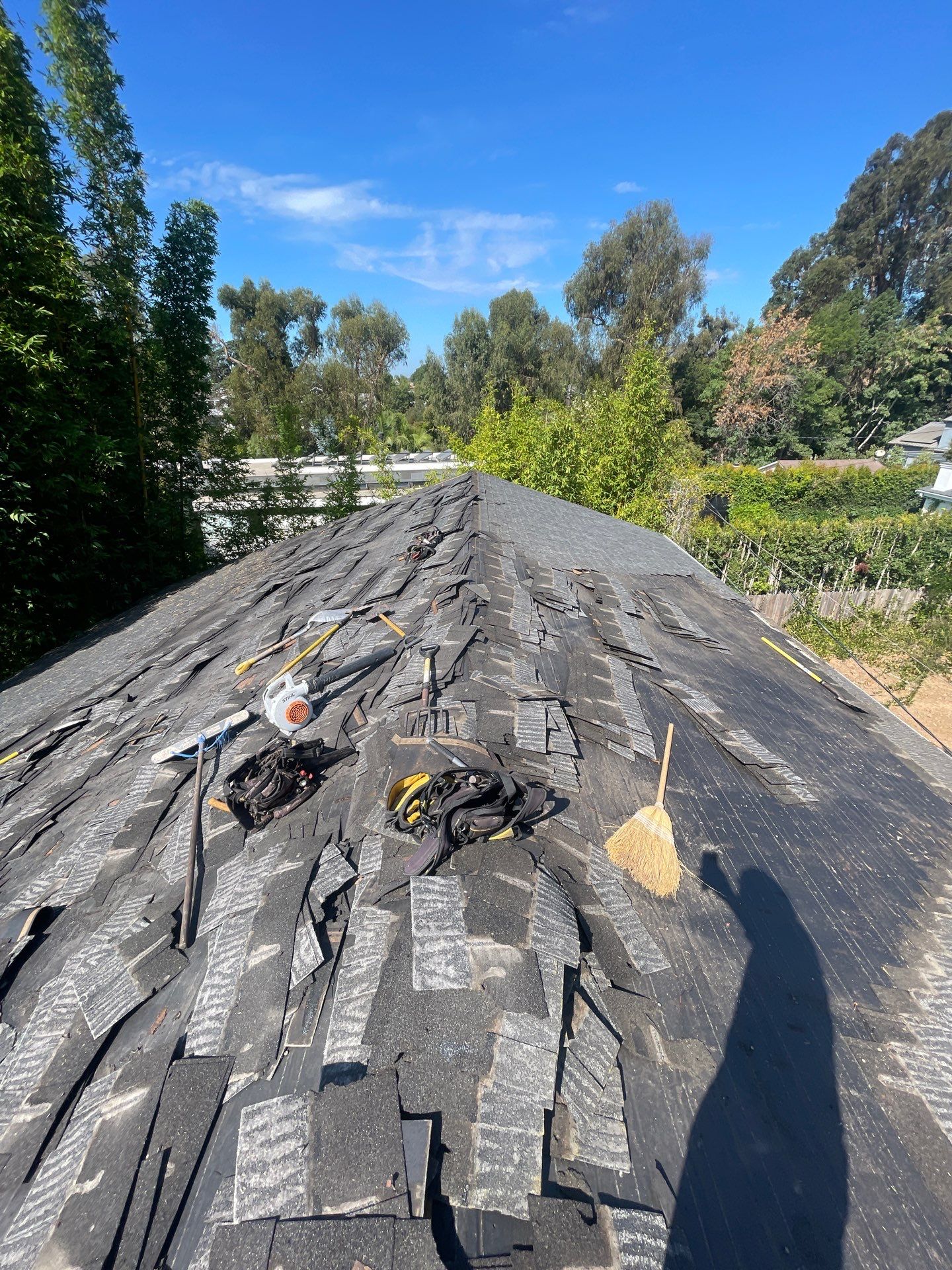 Residential Reroof in Brentwood by Hull Brothers Roofing