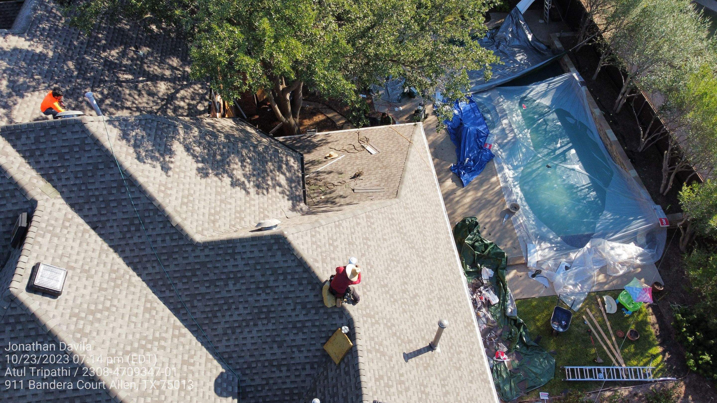 Project in Allen by Zeus Exteriors