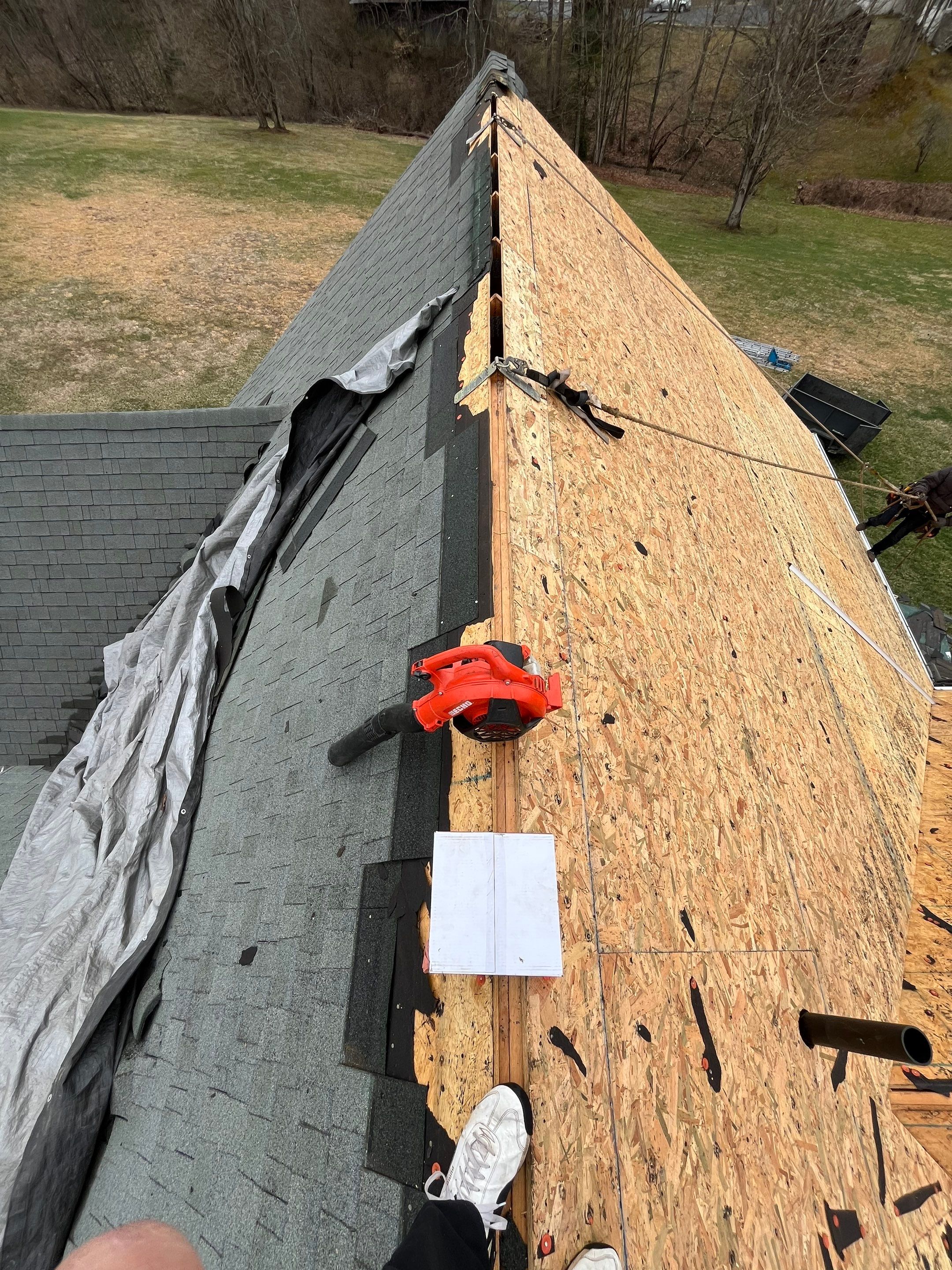 Residential Roofing Installation using Certainteed Landmark Pro Shingles by Fahey Roofing + Contracting