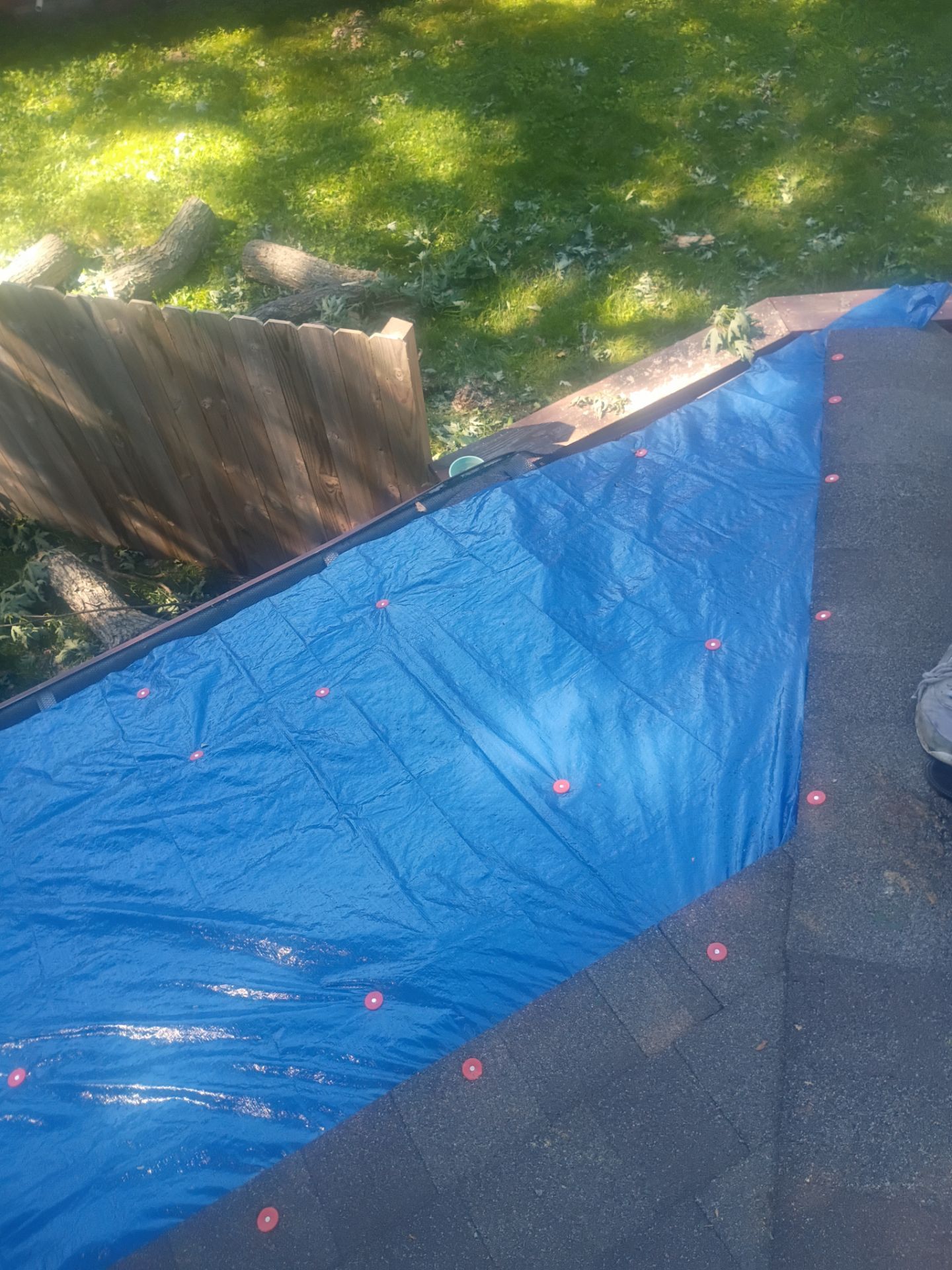 Emergency Storm Damage Tarping in Springfield by Acosta Angeli Roofing 